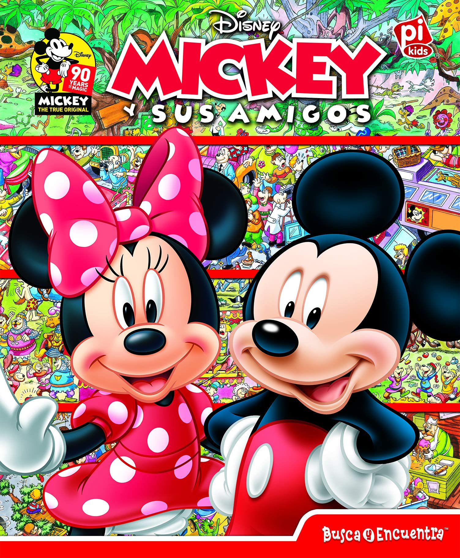 BUSCA Y ENCUENTRA MICKEY Y SUS AMIGOS 90th LF book