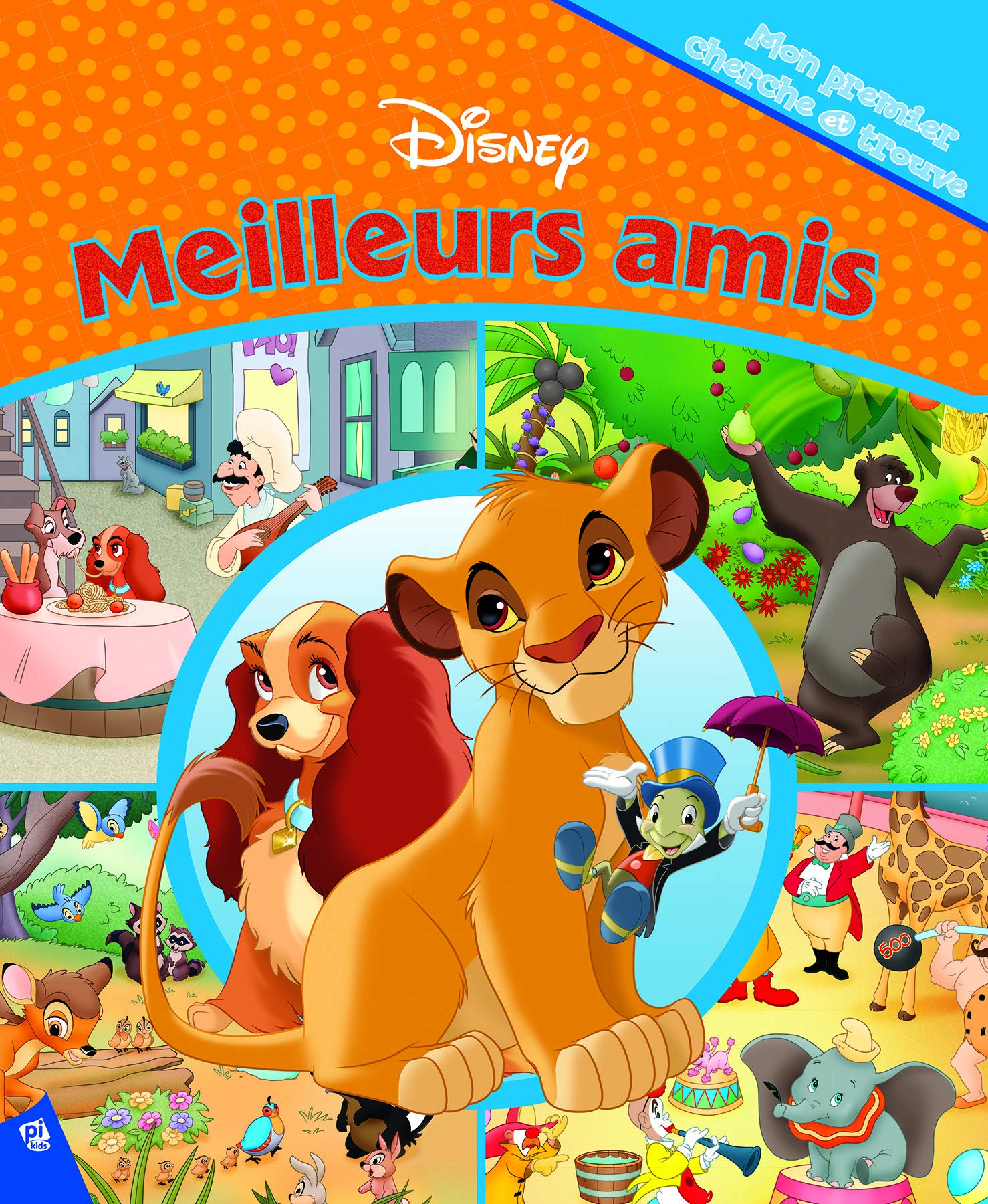 DISNEY MEILLEURS AMIS ET LE ROI LION - MON PREMIER CHERCHE ET TROUVE Children's books