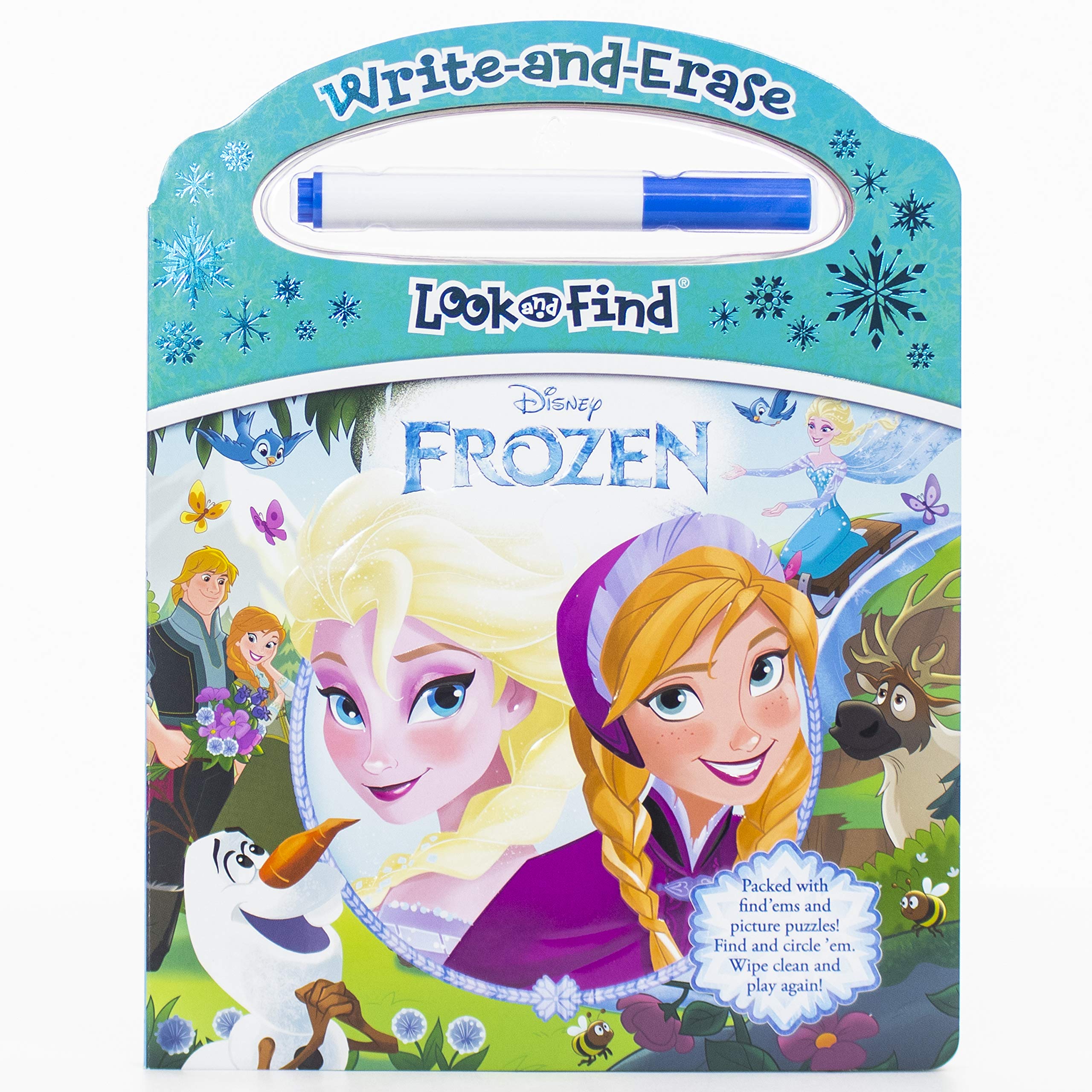 Disney Frozen: Write-And-Erase Look and Find Computer Science