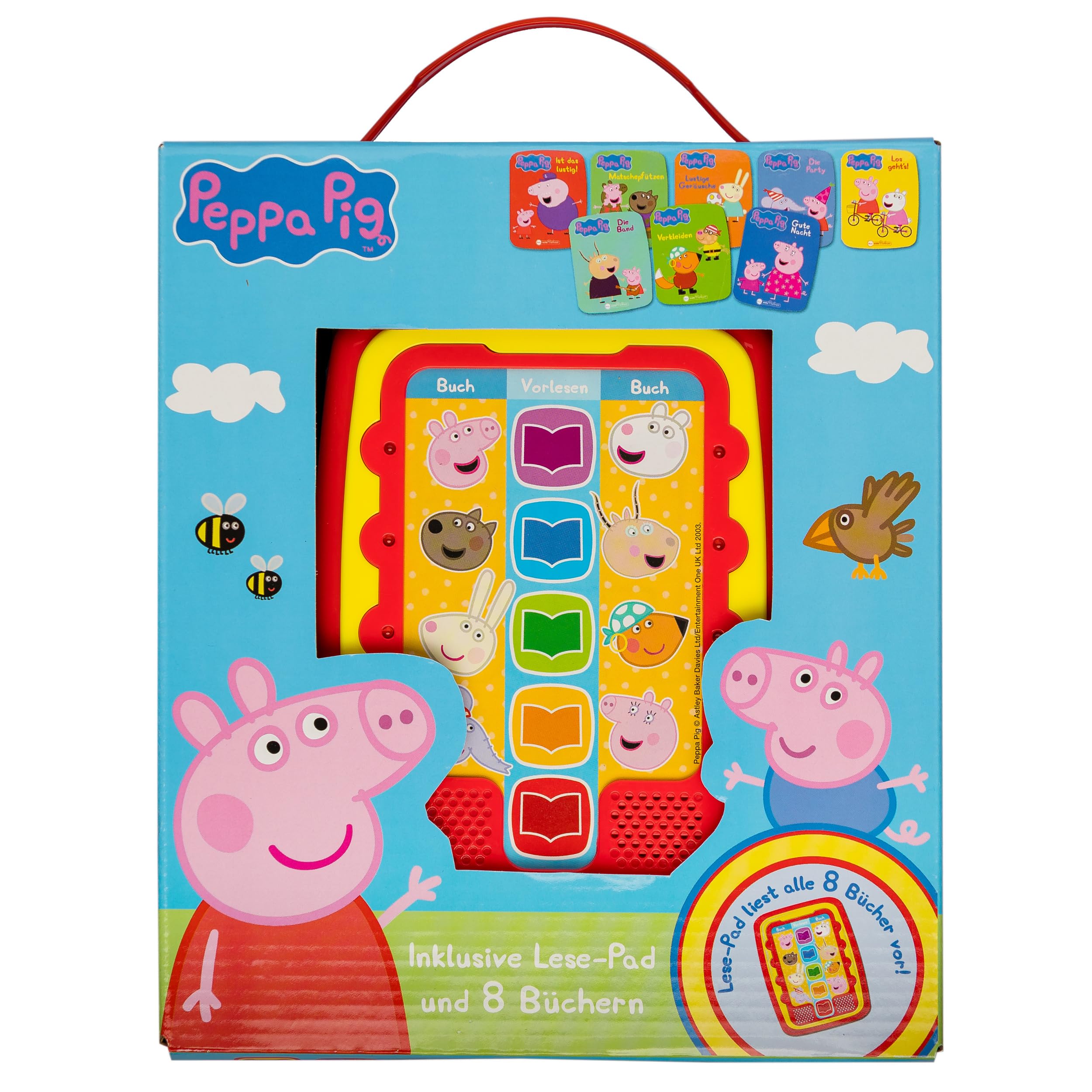 Peppa Pig, Mein Vorleser Junio - Elektronisches Lese-Pad mit 8 Hardcover-Büchern Novels & Short Stories