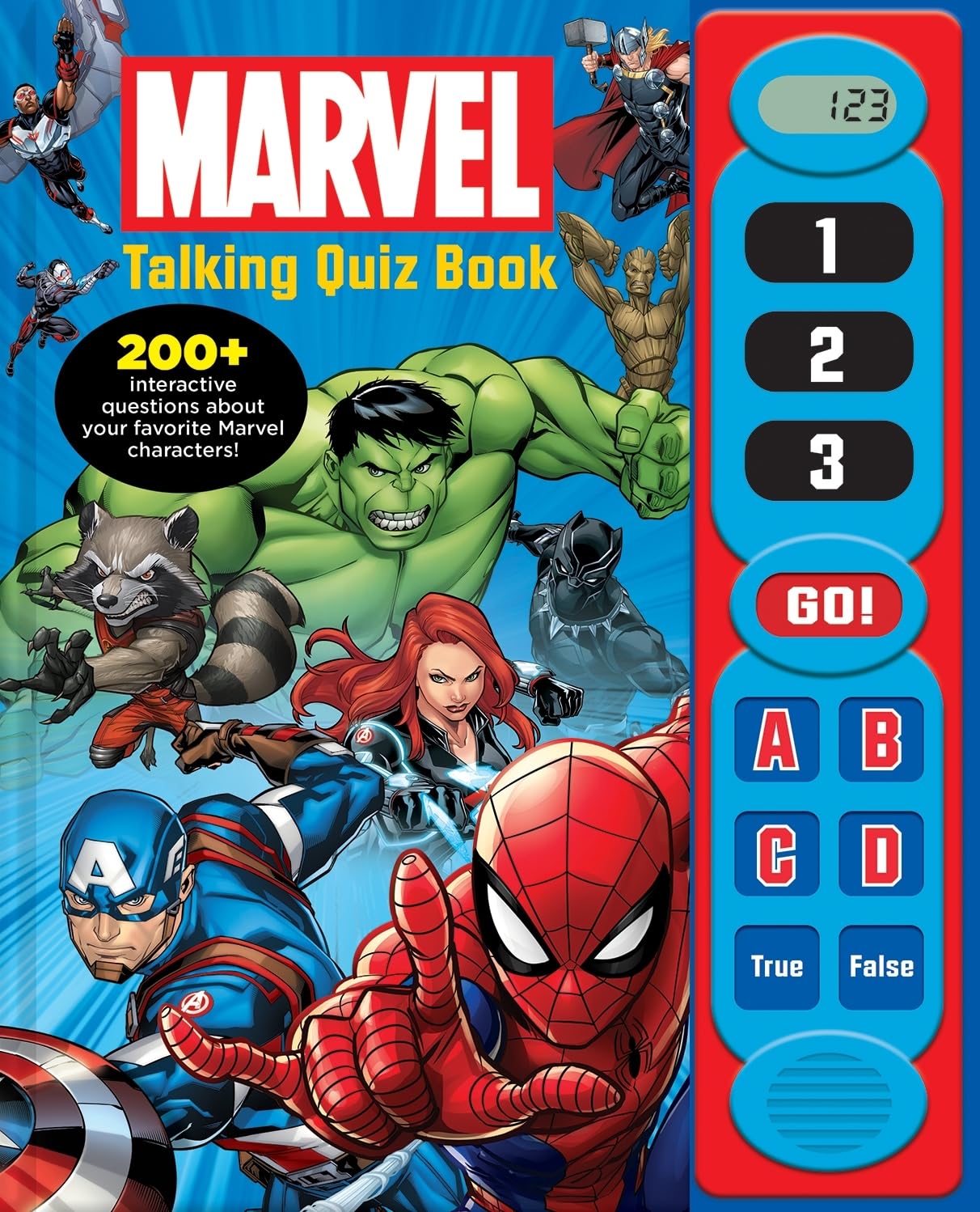 Marvel - Talking Quiz Book - 200+ Interactive Questions and Answers - Spider-man, Avengers, and More! - PI Kids: 1 (Play-A-Sound) book