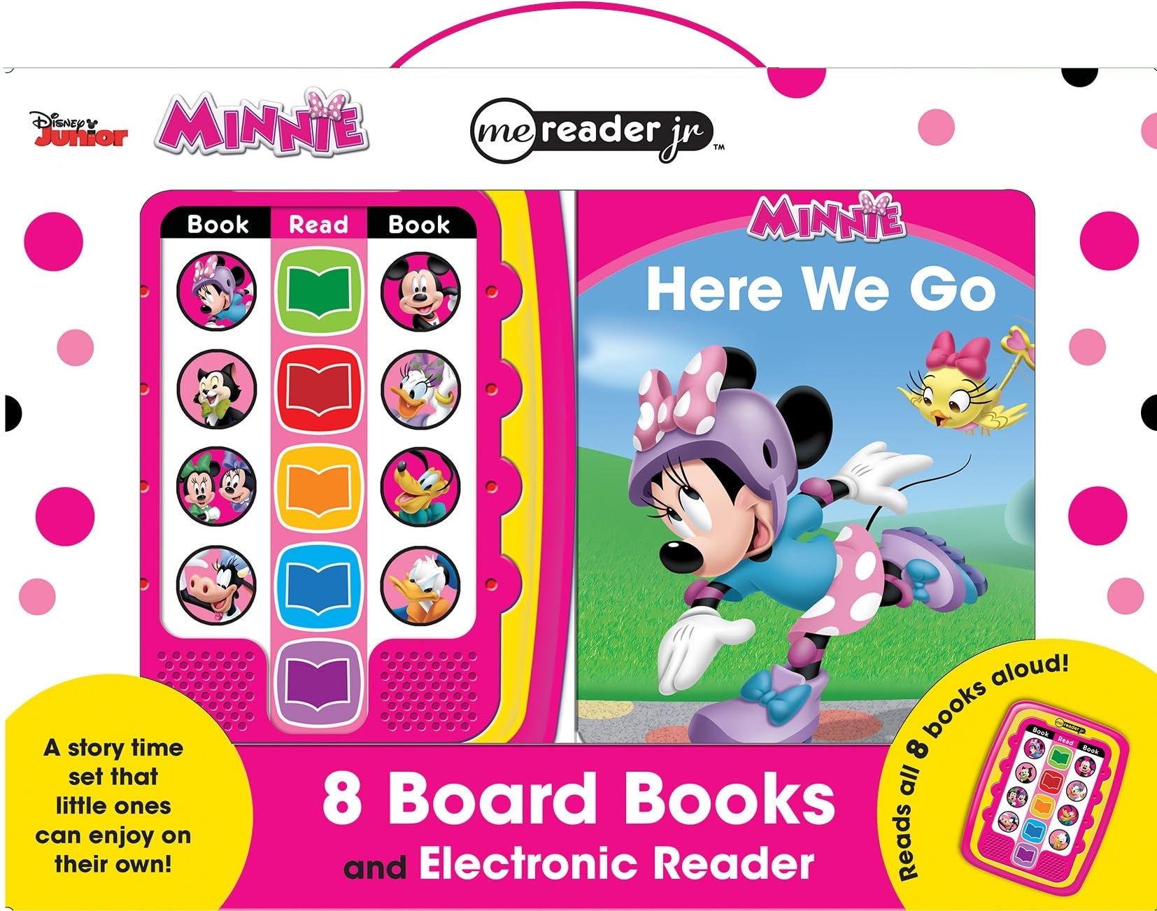 Disney Junior Minnie: Me Reader Jr 8 Board Books and Electronic Reader Sound Book Set: Me Reader Jr: 8 Board Books and Electronic Reader Books