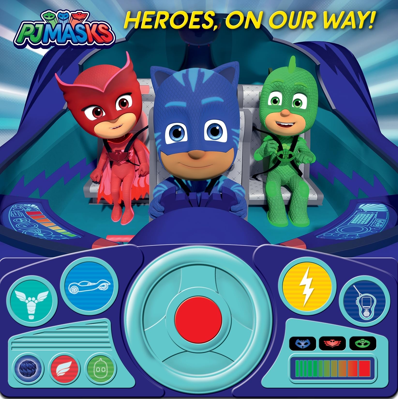Pj Masks: Heroes, on Our Way! Sound Book (Play-A-Sound) Novels & Short Stories