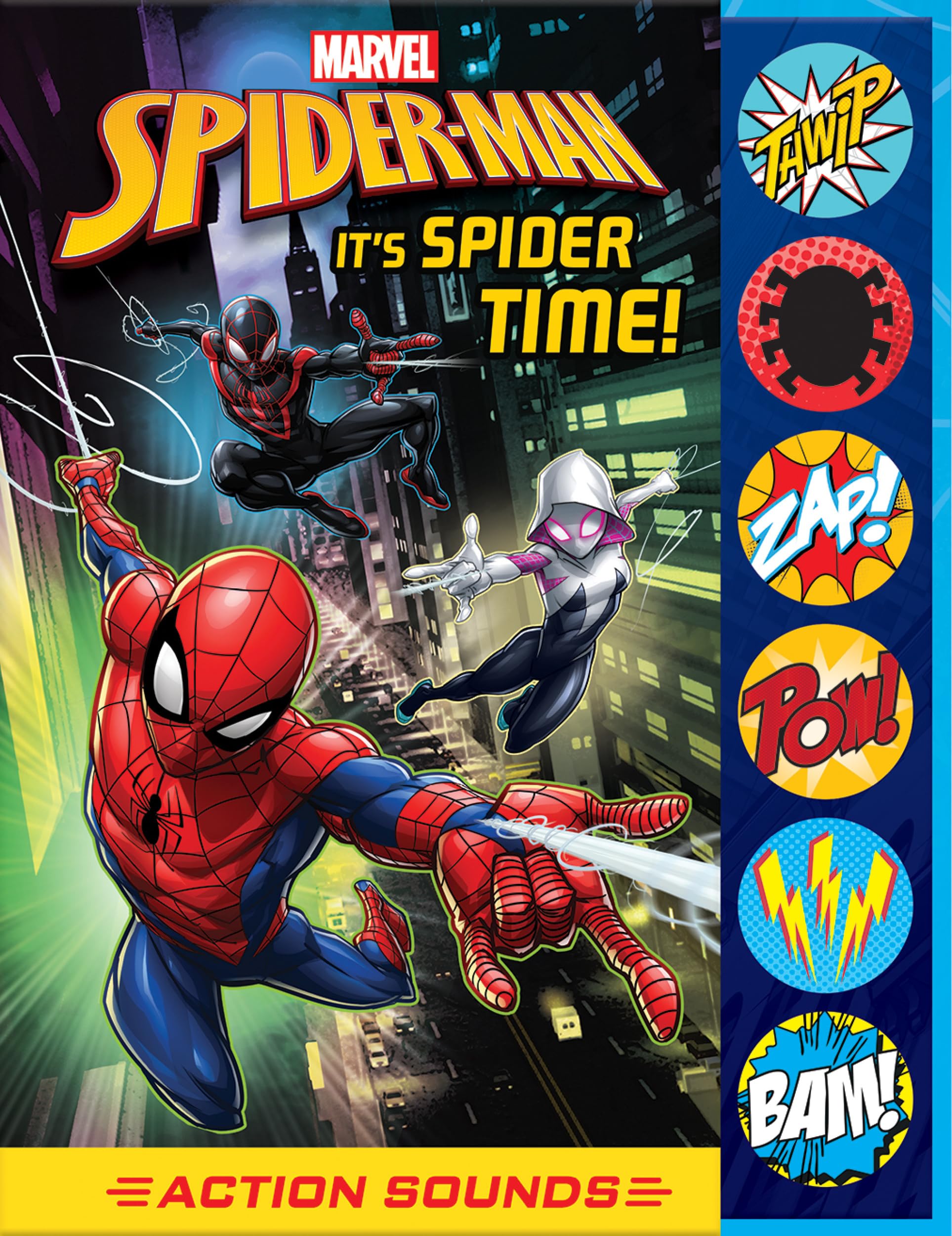 Marvel Spider-Man: It's Spider Time! Action Sounds Sound Book book