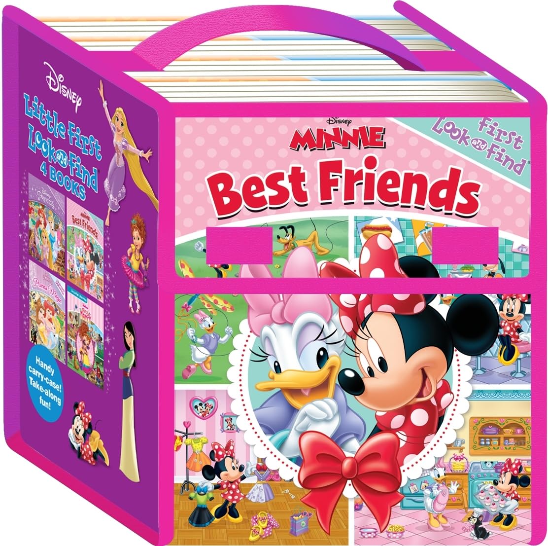 Disney Little First Look and Find: 4 Books Parents & Children