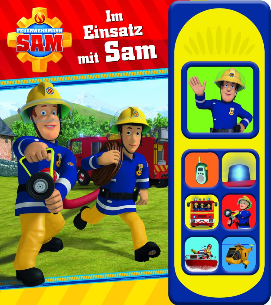 Feuerwehrmann Sam - Im Einsatz mit Sam - Pappbilderbuch mit 7 Sounds Children's books