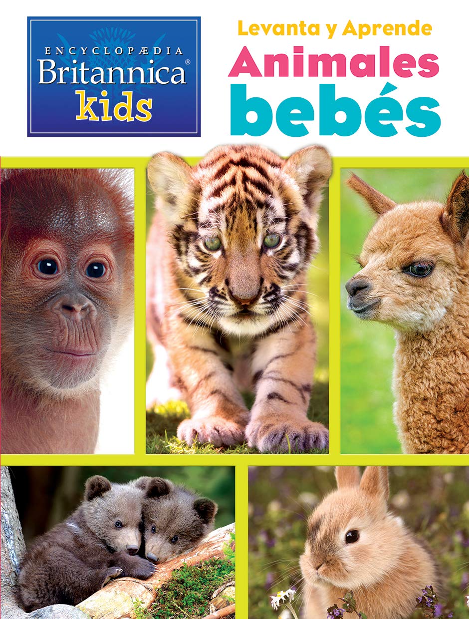 LEVANTA LAS TAPITAS BUSCA Y ENCUENTRA ENCYCLOPEDIA BRITANNICA: LEVANTA Y APRENDE ANIMALES BEBE book