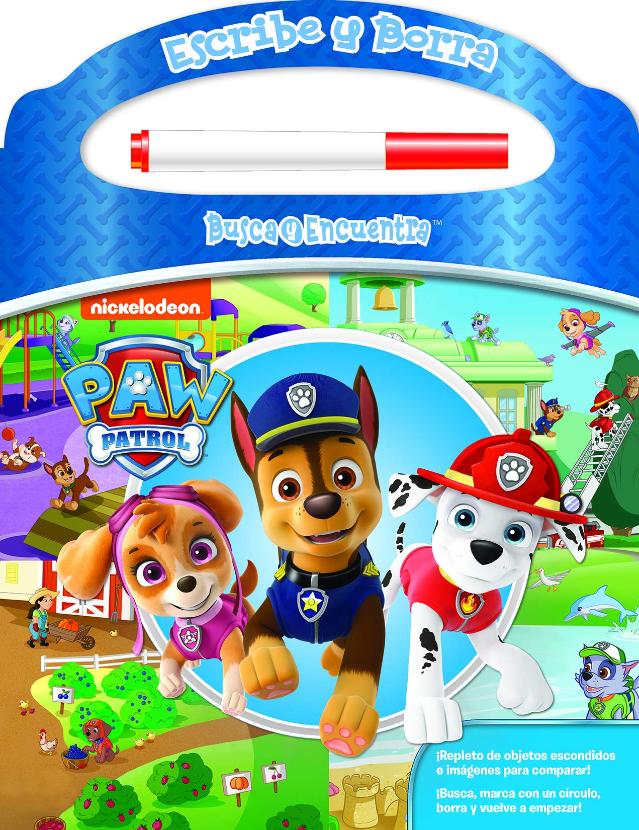 PINTAR Y BORRAR PATRULLA CANINA WELF book