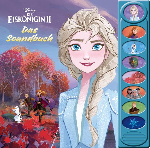 Disney Die Eiskönigin 2 - Das Soundbuch - 8-Button-Soundbuch - interaktives Bilderbuch mit 8 magischen Geräuschen und Melodien Children's books