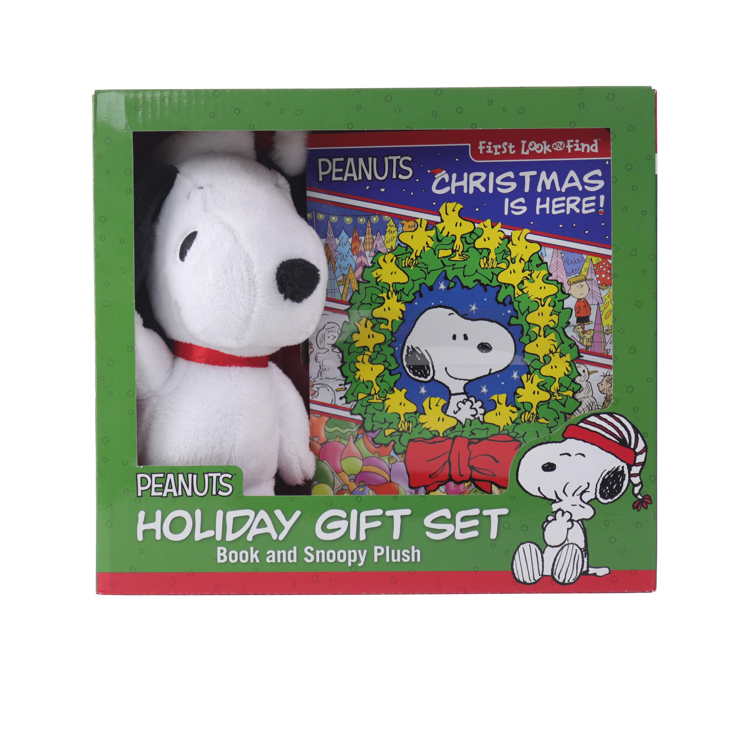 Peanuts: Christmas Is Here! Holiday Gift Set Book and Snoopy Plush: Book and Snoopy Plush Books
