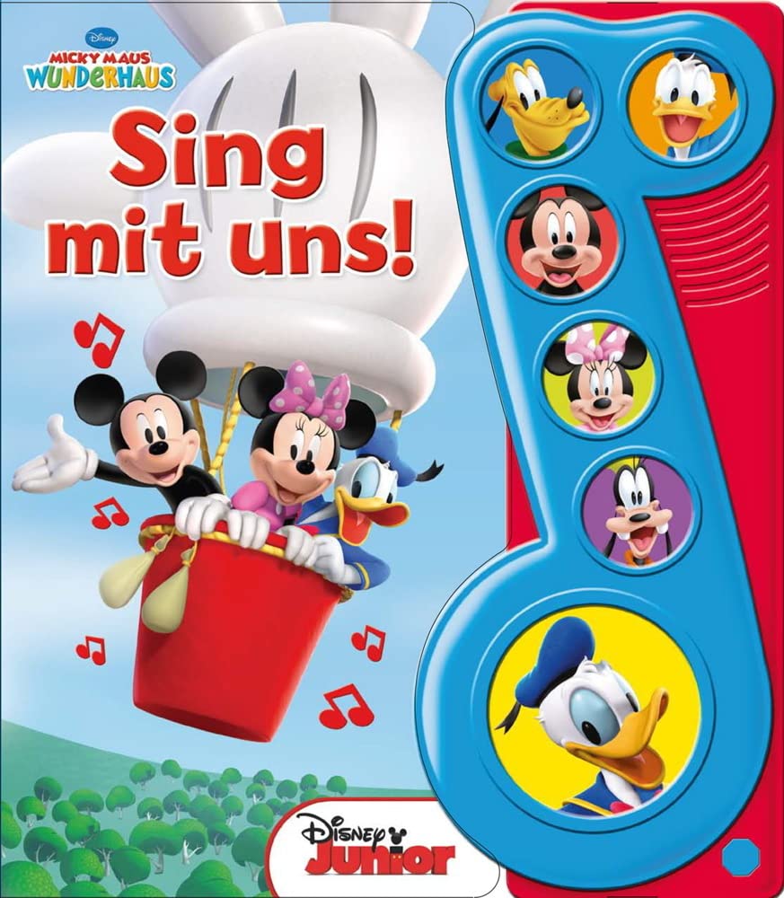 Disney Micky Maus Wunderhaus - Sing mit uns! - Liederbuch mit Sound - Pappbilderbuch mit 6 Melodien Children's books