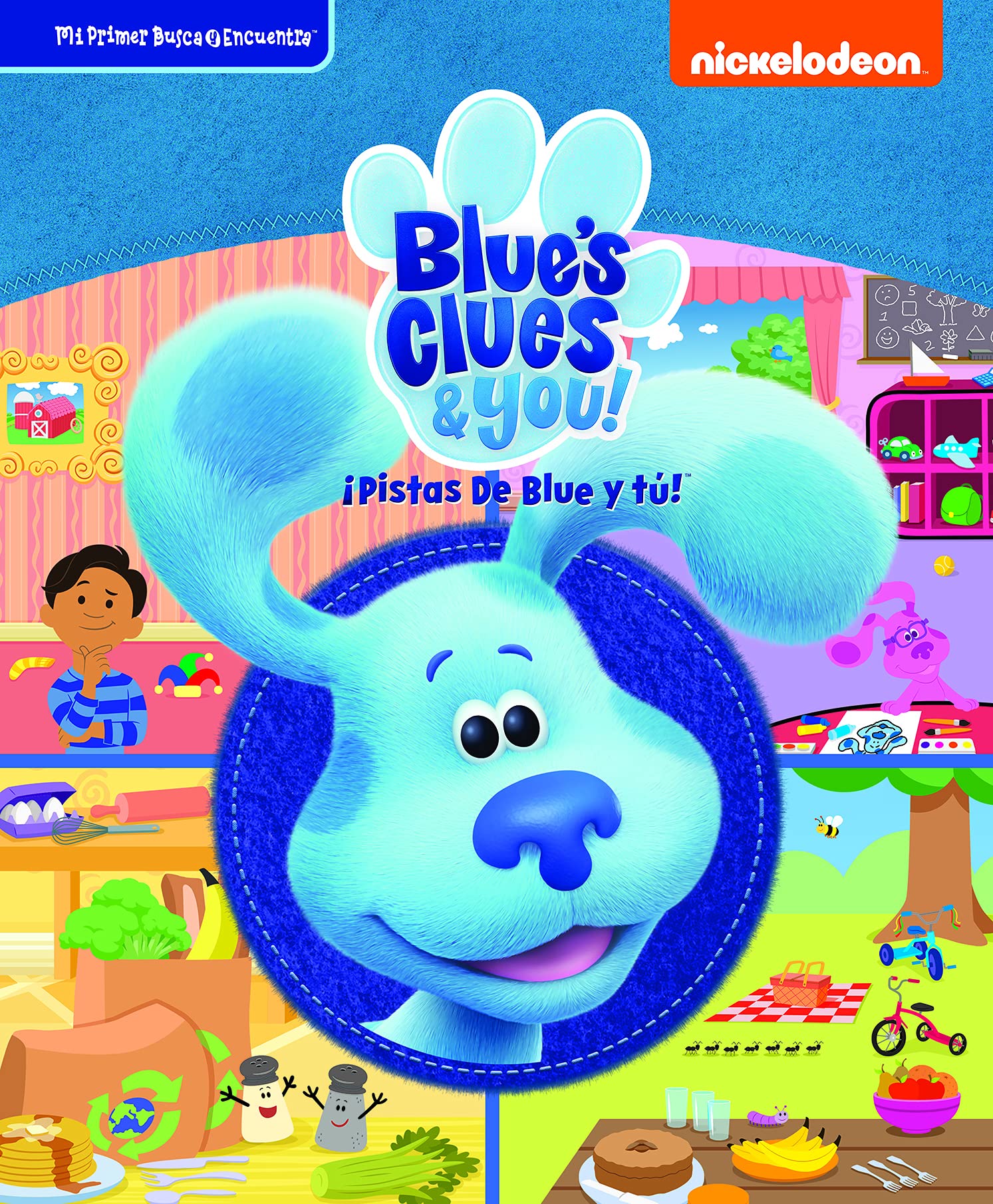 MI PRIMER BUSCA Y ENCUENTRA BLUE'S CLUES: PISTAS DE BLUE Y TU (M1LF) Tiptoi & Games