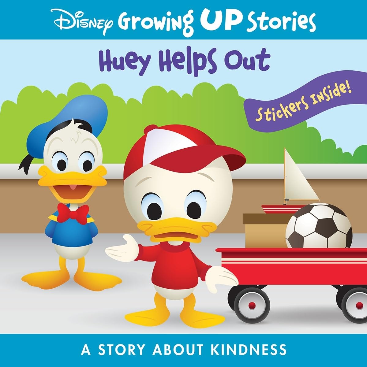Disney Growing Up Stories - Huey Helps Out with Donald Duck, A Story About Kindness - Stickers Included! - PI Kids Non-fiction