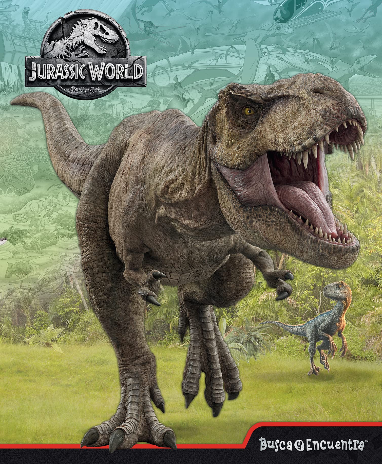 BUSCA Y ENCUENTRA JURASSIC WORLD LF book