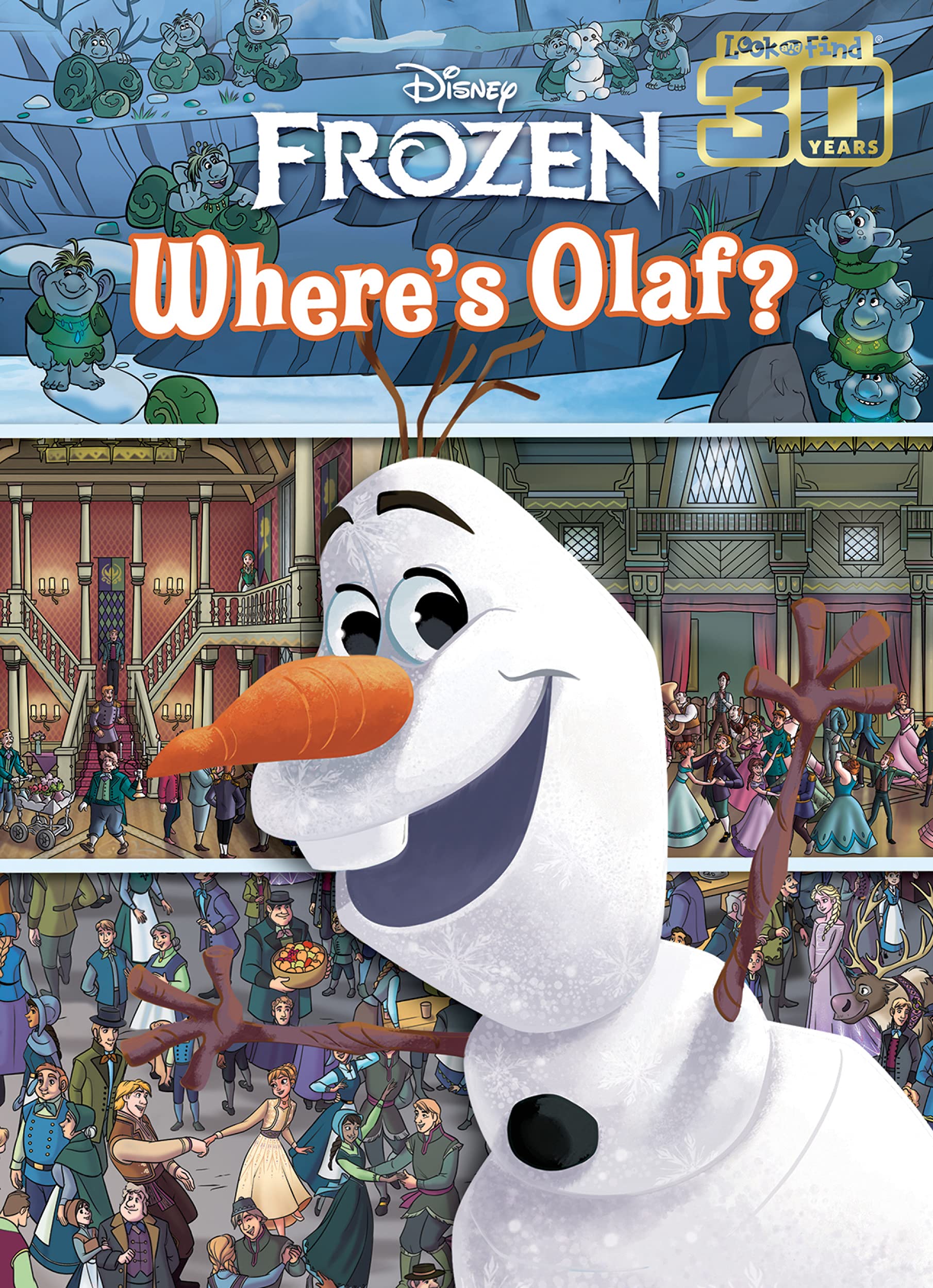 Disney Frozen: Where's Olaf? Look and Find Leisure & Fun