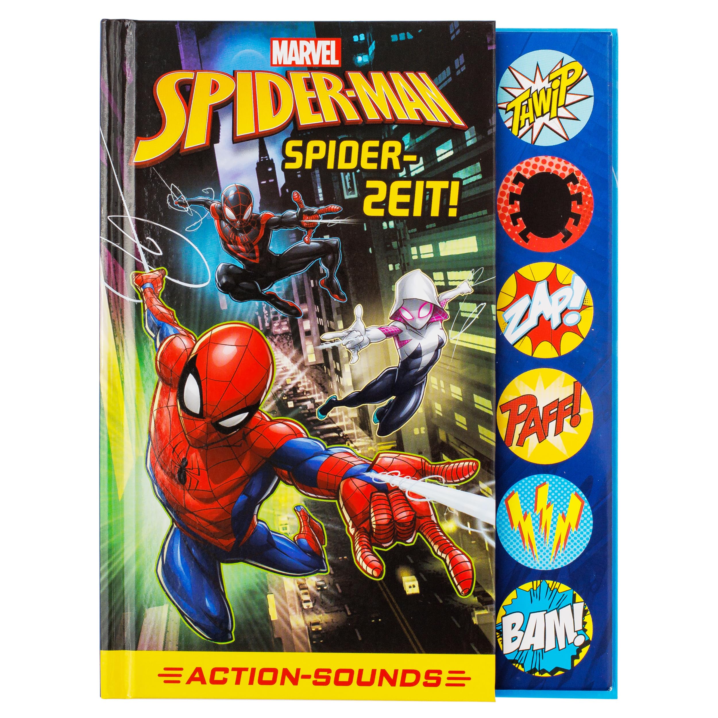 Marvel Spider-Man - Spider-Zeit! - Action-Soundbuch mit 6 Geräuschen und 4 Comicgeschichten für Kinder ab 6 Jahren Manga