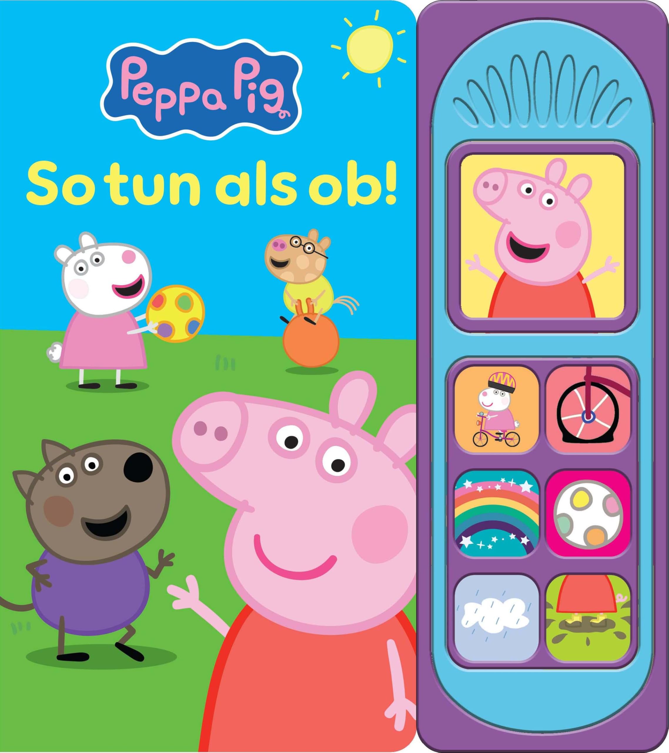 Peppa Pig - So tun als ob - Soundbuch - Pappbilderbuch mit 7 Geräuschen - Peppa Wutz Children's books