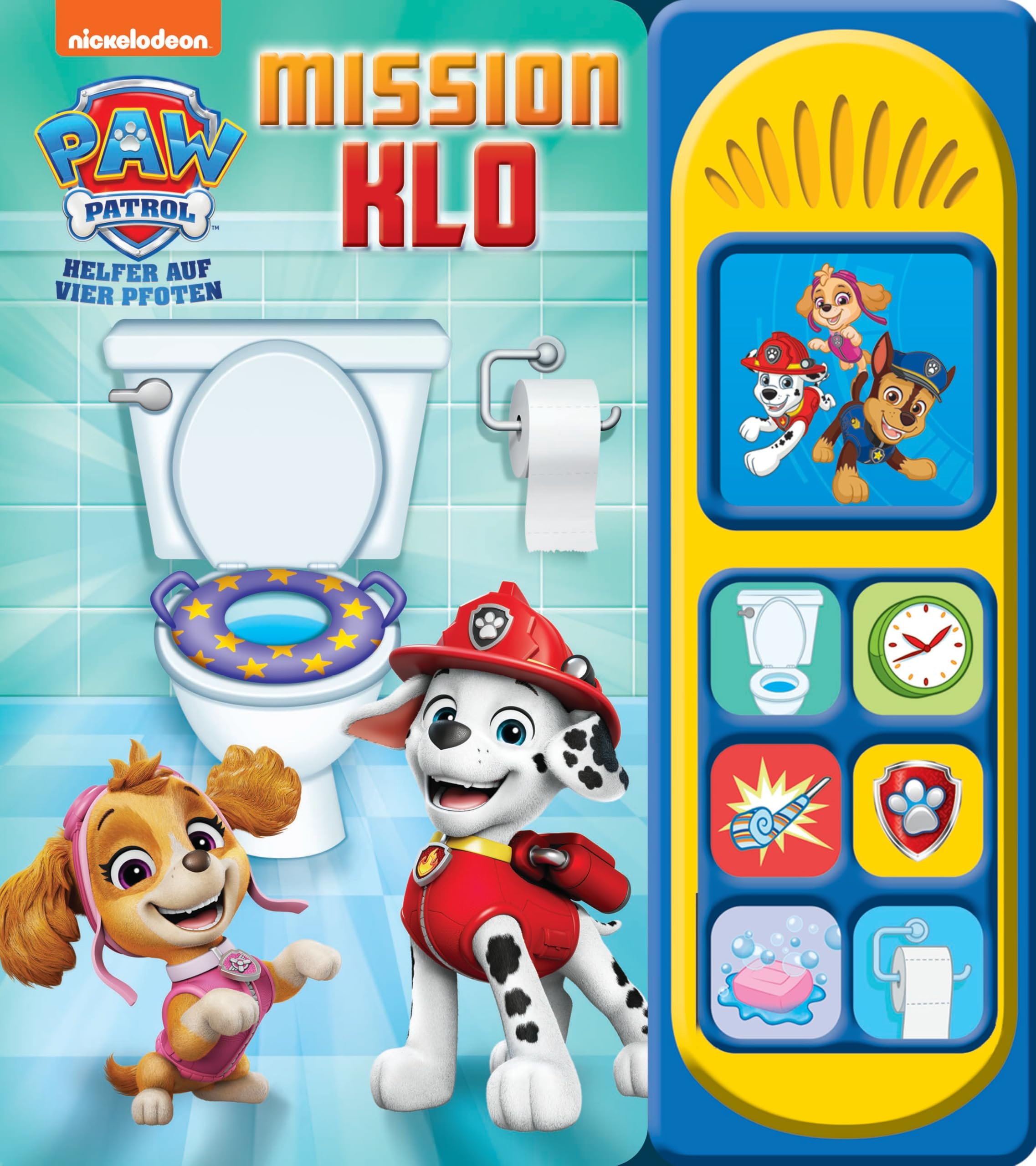PAW Patrol - Mission Klo - Soundbuch - Pappbilderbuch mit 7 Geräuschen Books