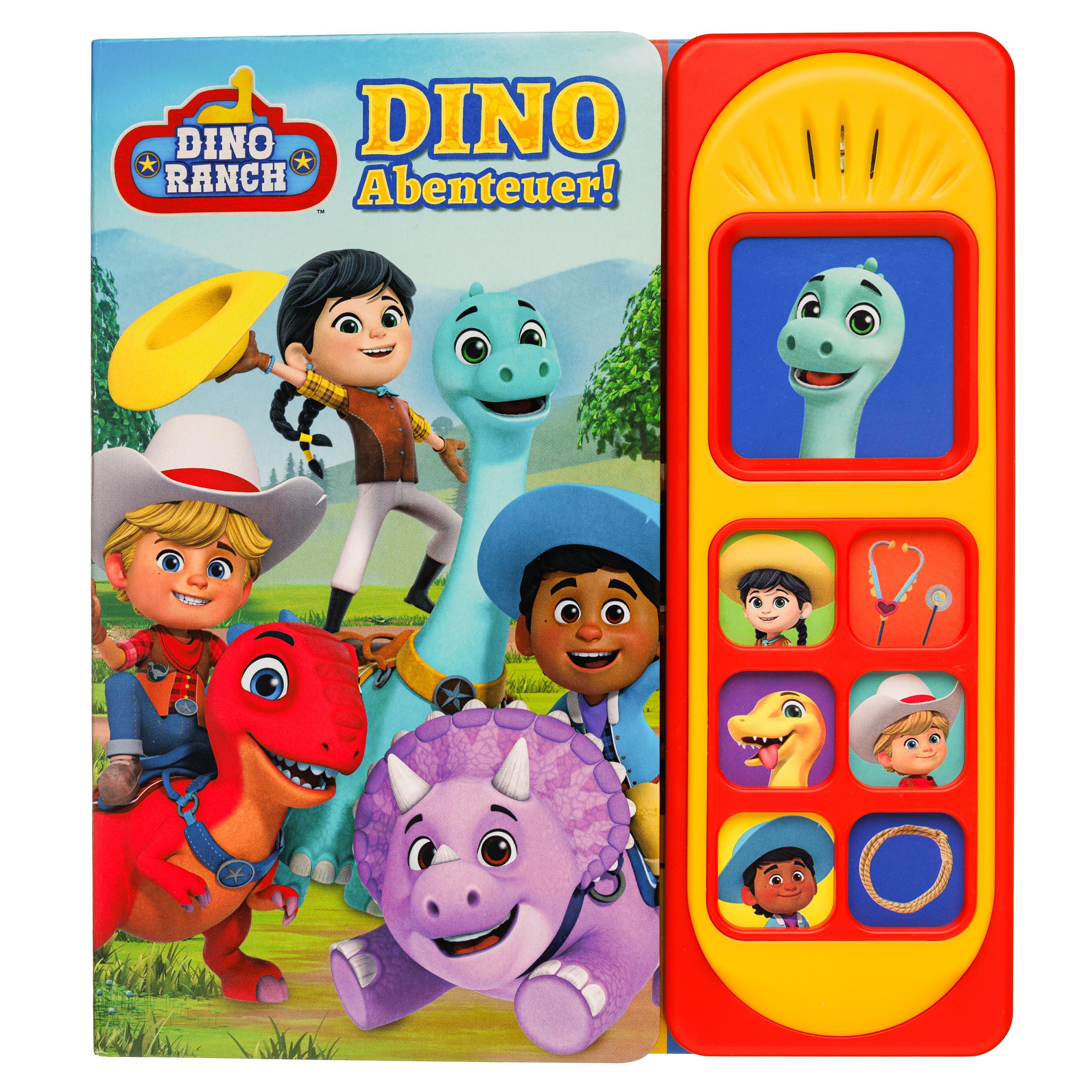 Dino Ranch - Dino-Abenteuer! - Soundbuch - Pappbilderbuch mit 7 dinotastischen Geräuschen Children's books