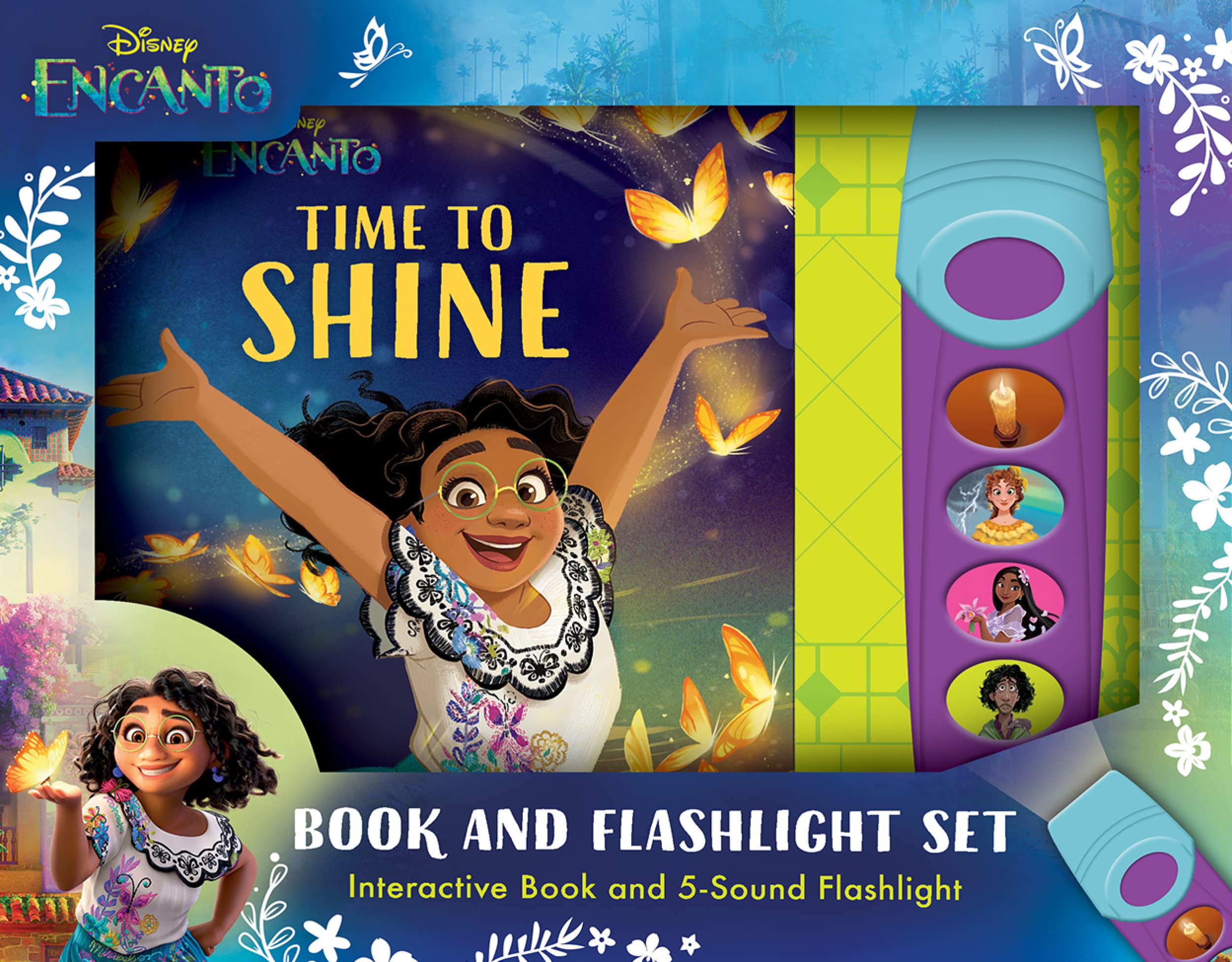 Disney Encanto: Time to Shine Book and 5-Sound Flashlight Set Non-fiction