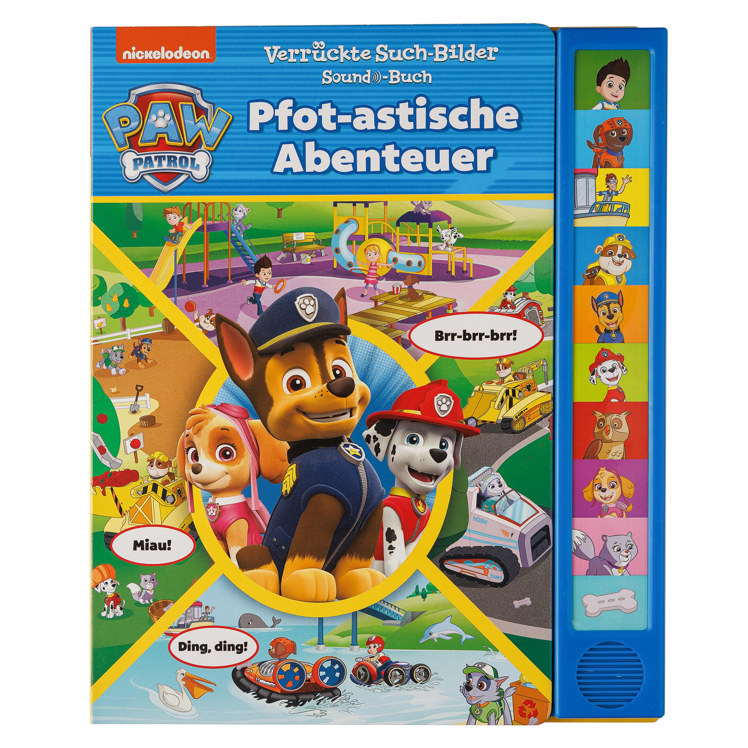 PAW Patrol - Pfot-astische Abenteuer - Pappbilderbuch mit 7 Wimmelbildern und 10 Sounds Children's books