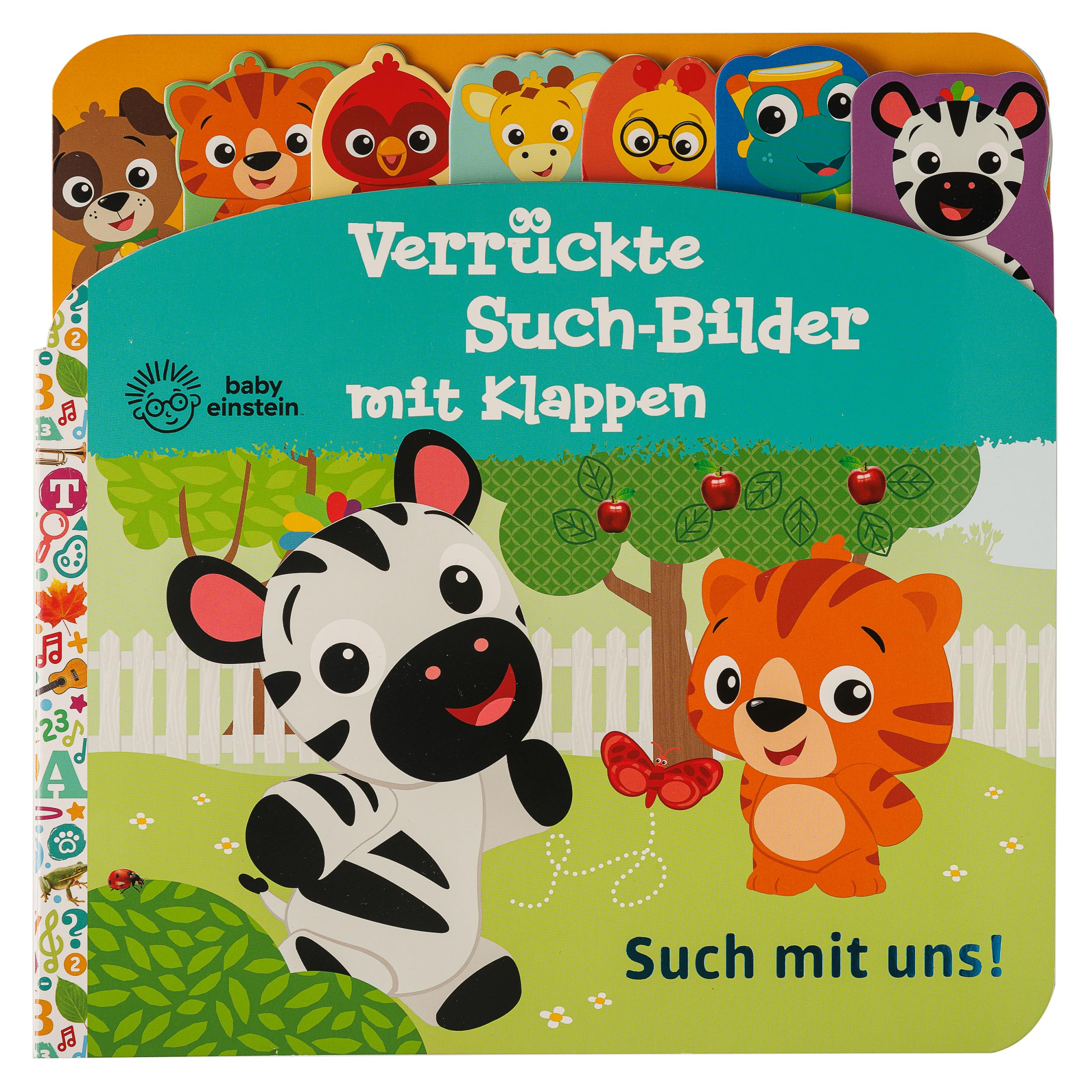 Baby Einstein - Verrückte Such-Bilder mit Klappen - Such mit uns! - Pappbilderbuch mit 17 Klappen - Wimmelbuch für Kinder ab 18 Monaten Tiptoi & Games