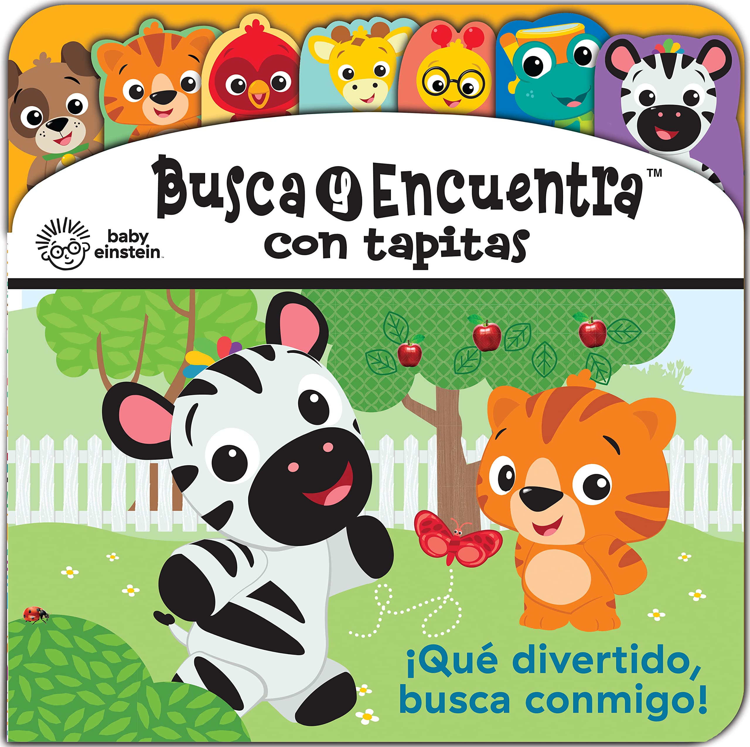 QUE DIVERTIDO, BUSCA CONMIGO. BUSCA Y ENCUENTRA CON TAPITAS BABY EINSTEIN LAF LF book