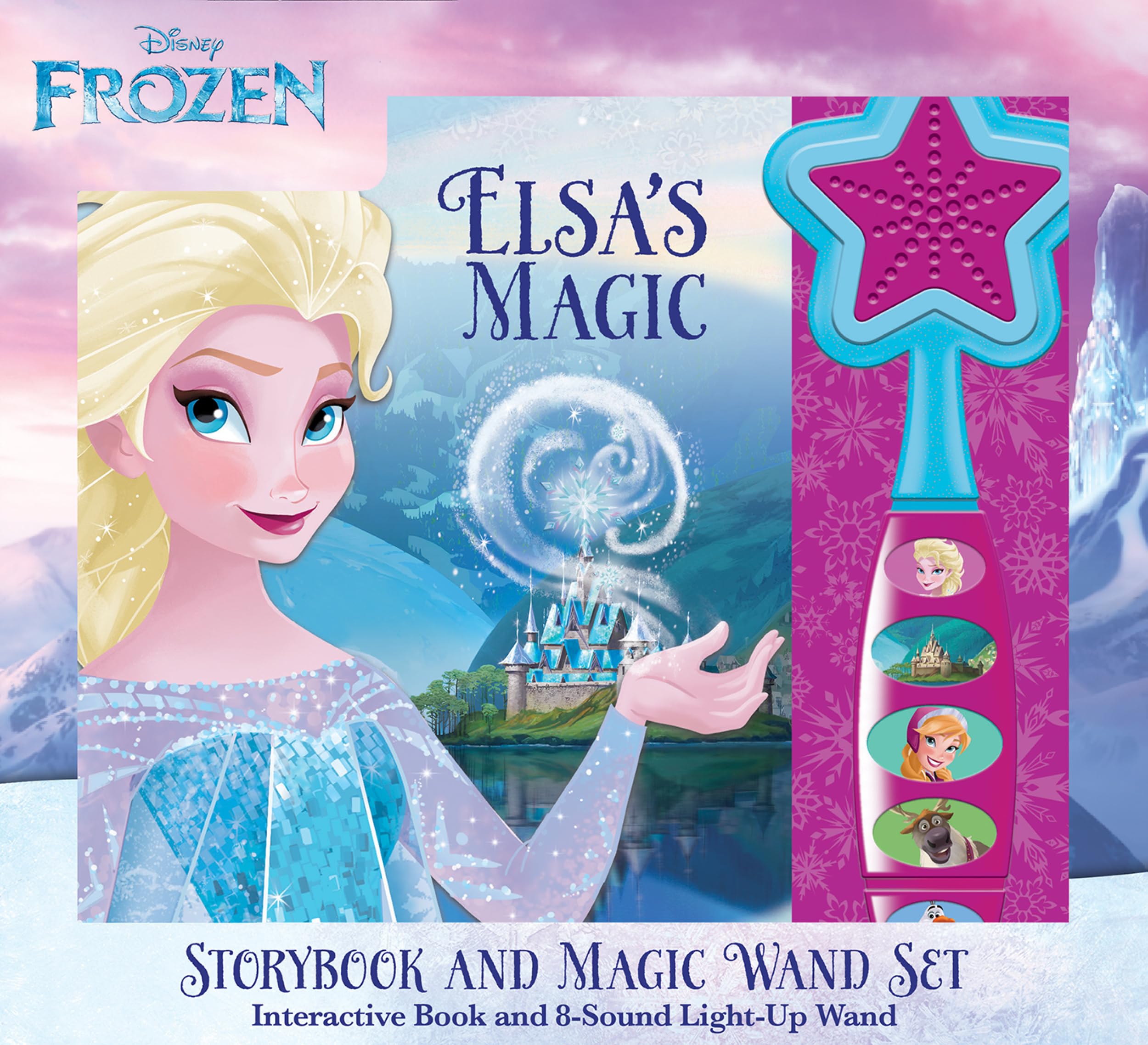 Disney Frozen: Elsa's Magic Storybook and Magic Wand Sound Book Set Non-fiction