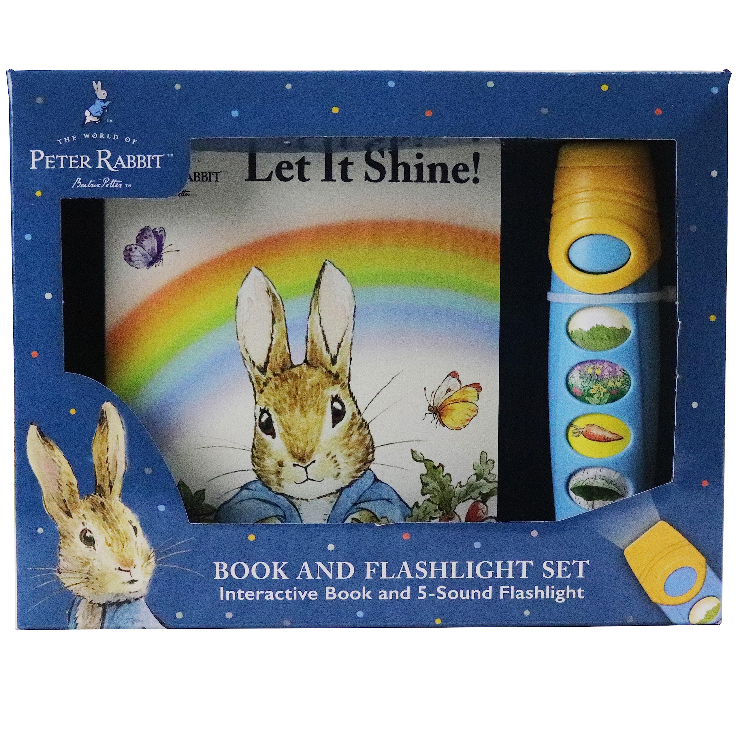World of Peter Rabbit Let it Shine Book and 5 Sound Flashlight Set Non-fiction