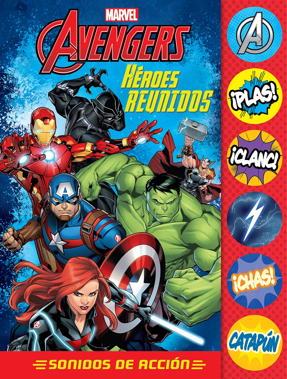AVENGERS, HEROES REUNIDOS. SONIDOS DE ACCIÓN.ASB (Action Sound Book) Manga