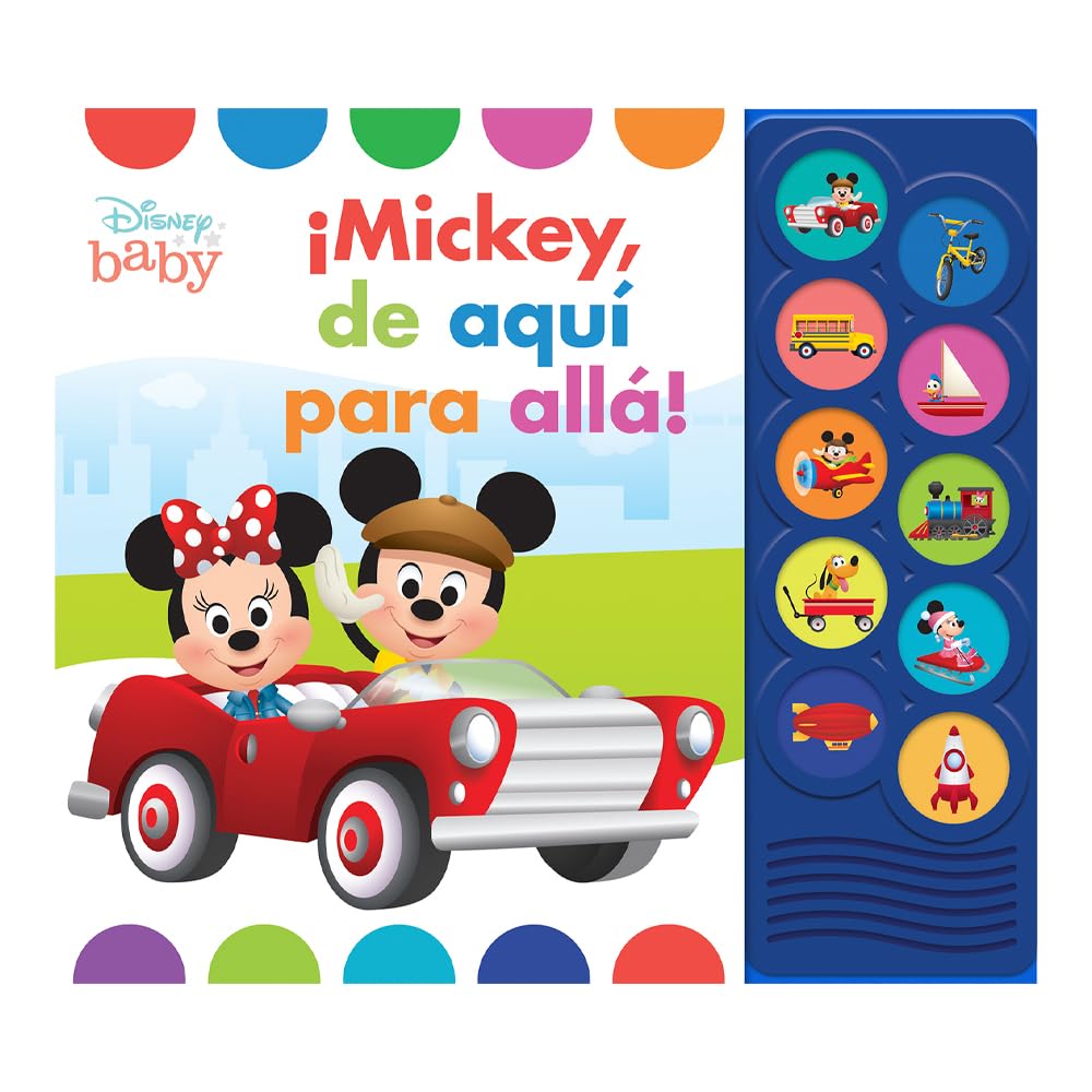 MICKEY, DE AQUÍ PARA ALLÁ! DISNEY BABY LNLB book
