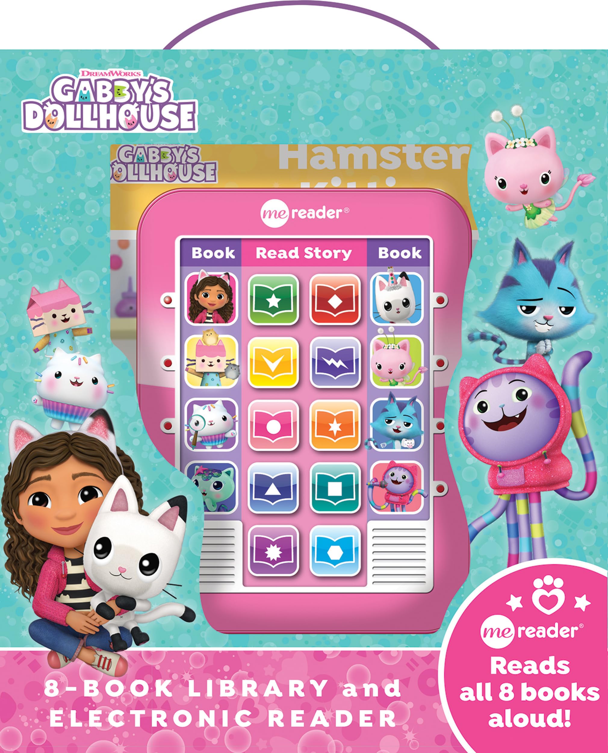 DreamWorks Gabby's Dollhouse: Me Reader 8-Book Library and Electronic Reader Sound Book Set Non-fiction