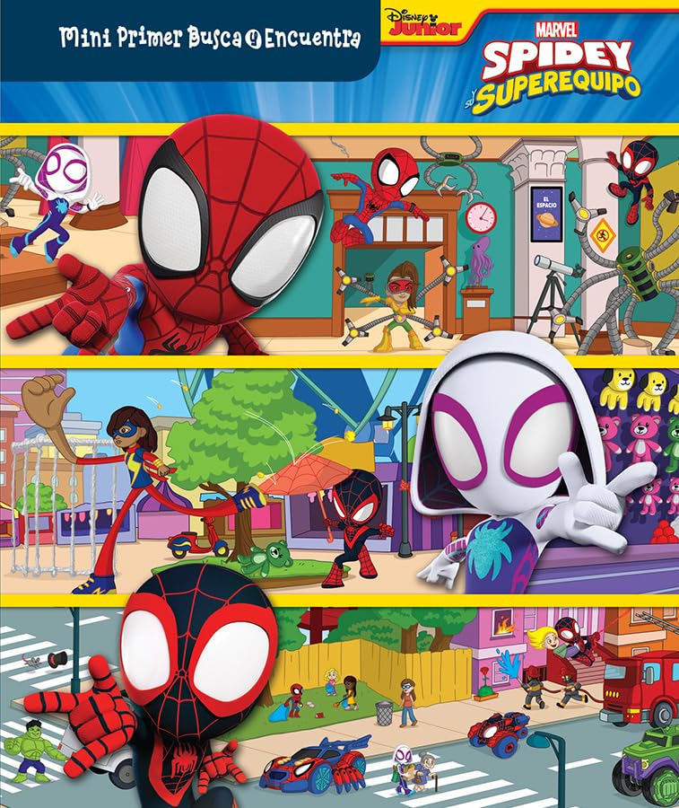 MINI MI PRIMER BUSCA Y ENCUENTRA SPIDEY Y SU SUPER EQUIPO MM1LF book