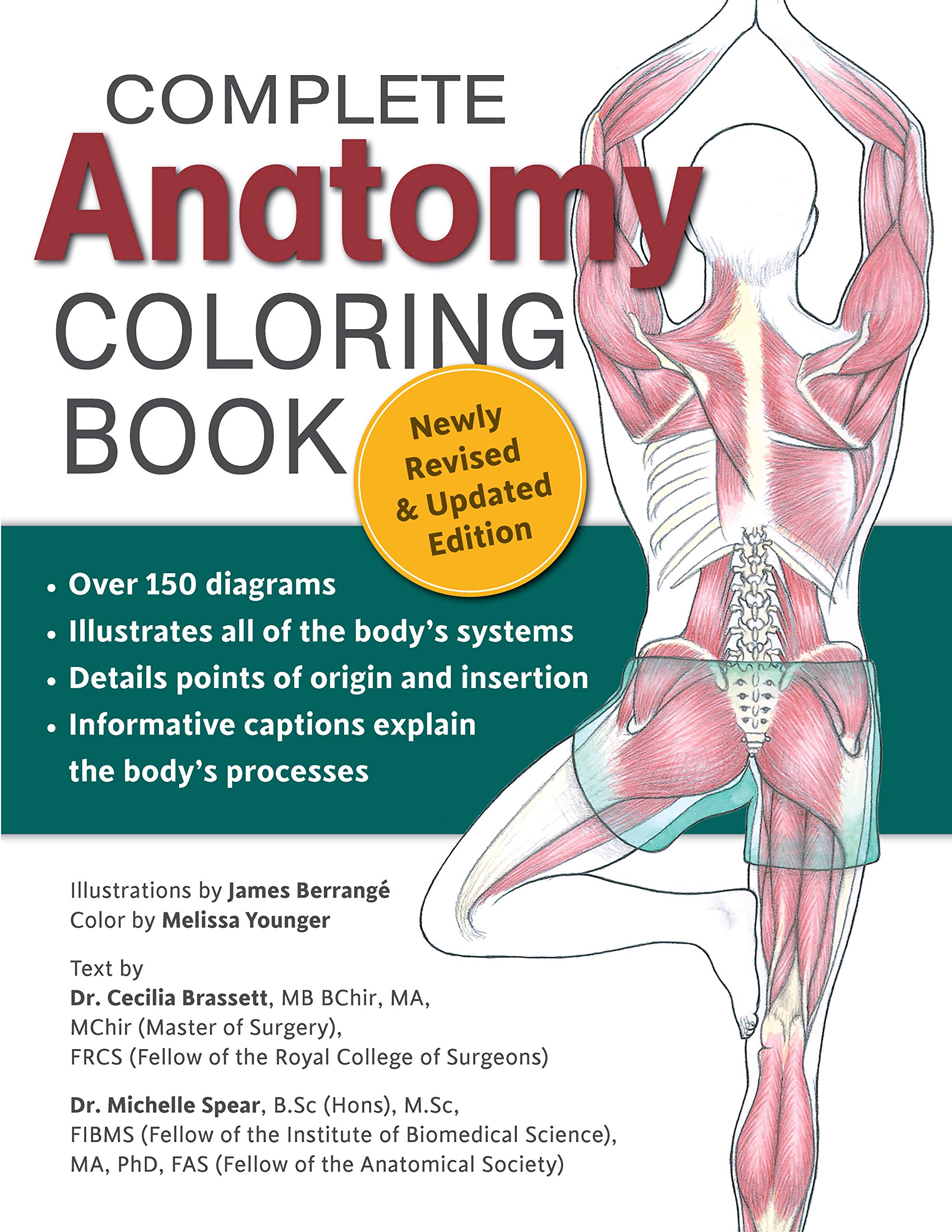Complete Anatomy Coloring Book, Newly Revised and Updated Edition Medicine