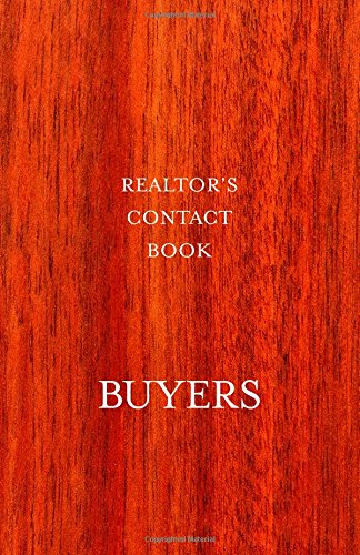 Realtor's Contact Book - Buyers Books