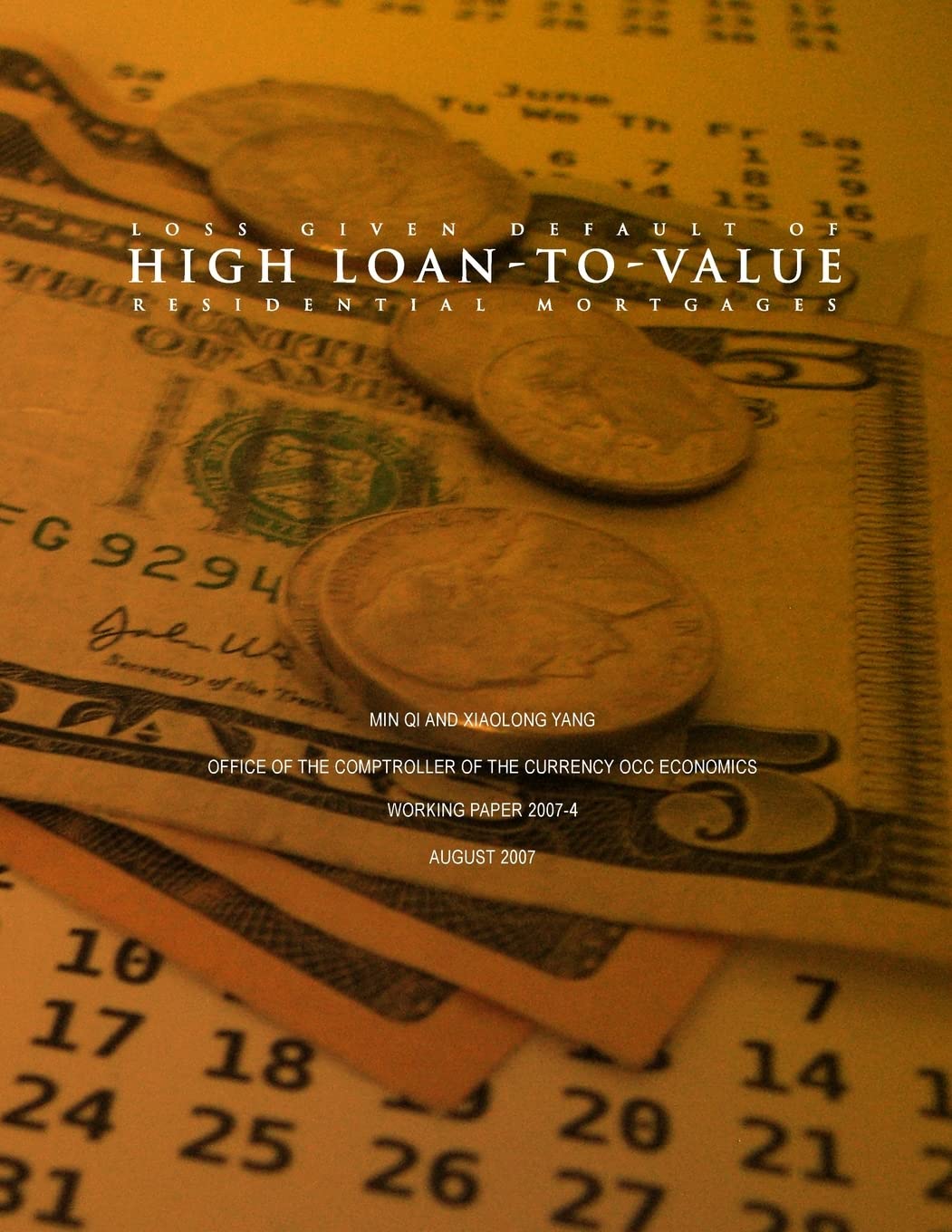 Loss Given Default of High Loan-to-Value Residential Mortgages Reference Books