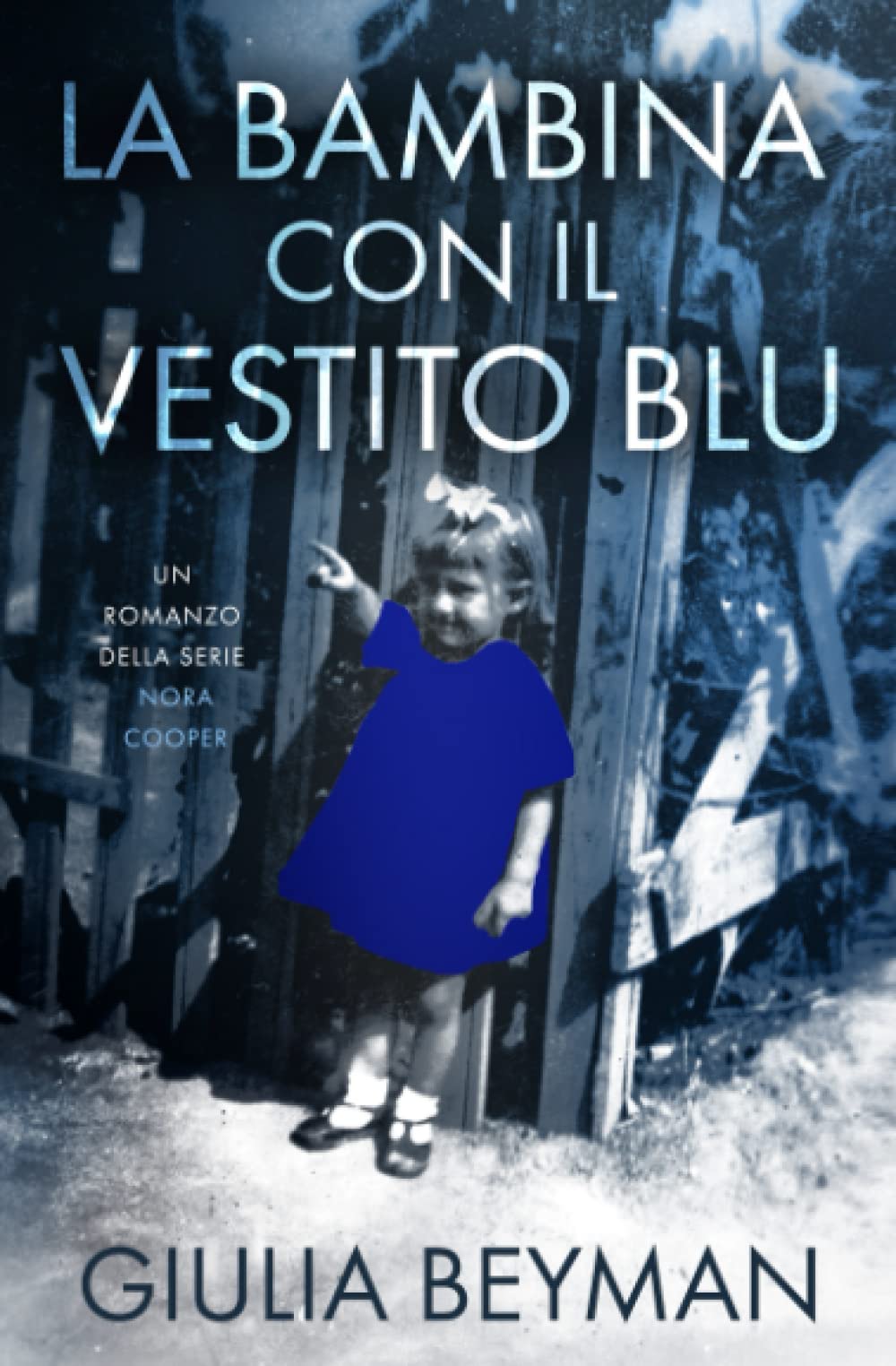 La bambina con il vestito blu book