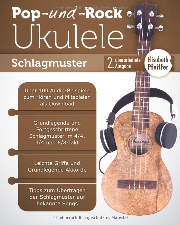 Pop- und Rock-Ukulele: Band I: Schlagmuster Arts & Music