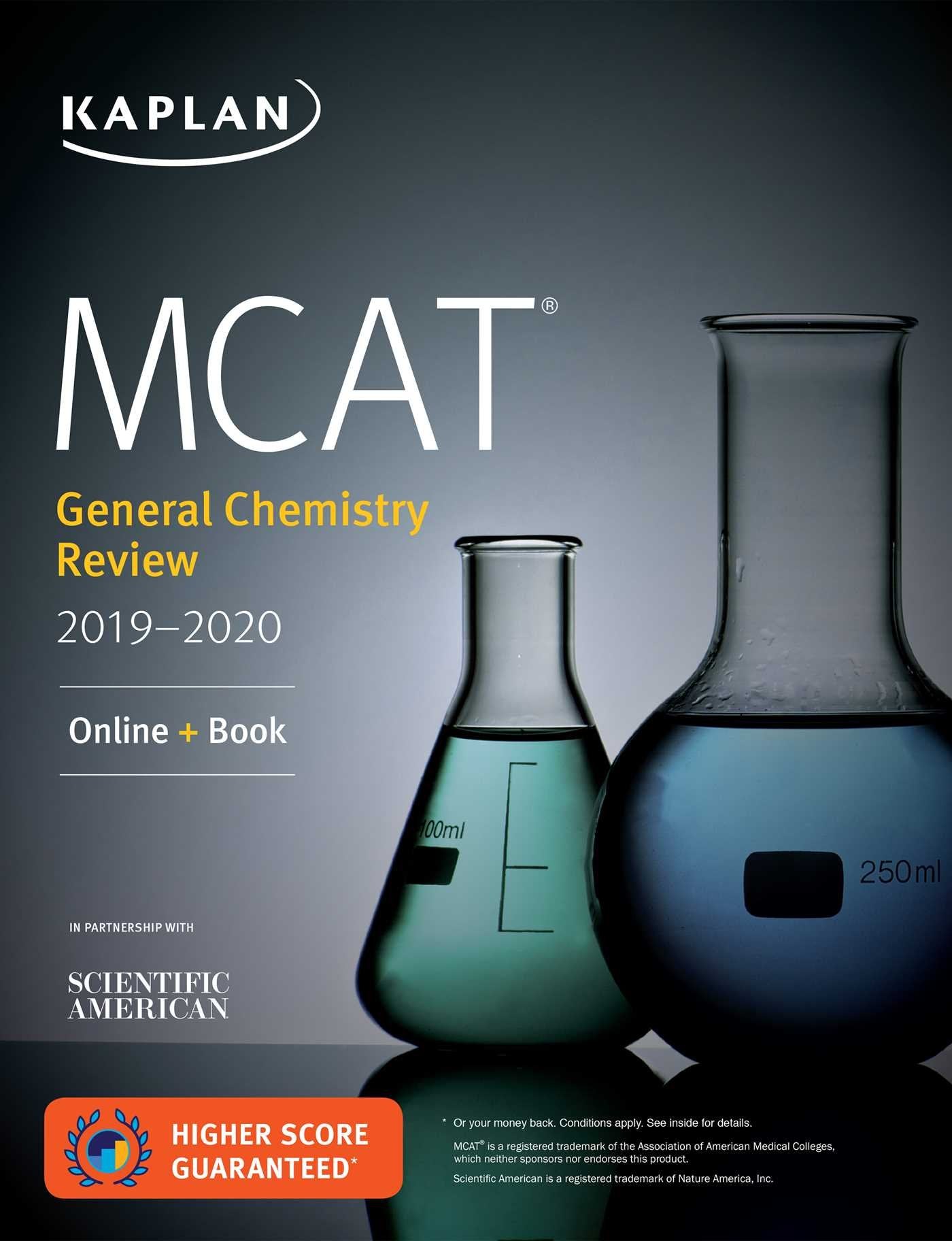 MCAT General Chemistry Review 2019-2020: Online + Book (Kaplan Test Prep) Medicine