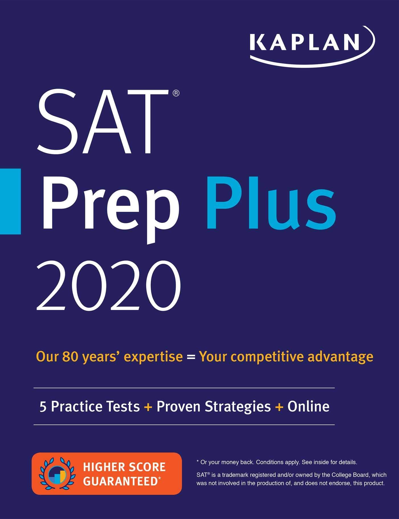 Product Image: SAT Prep Plus 2020: 5 Practice Tests + Proven Strategies + Online