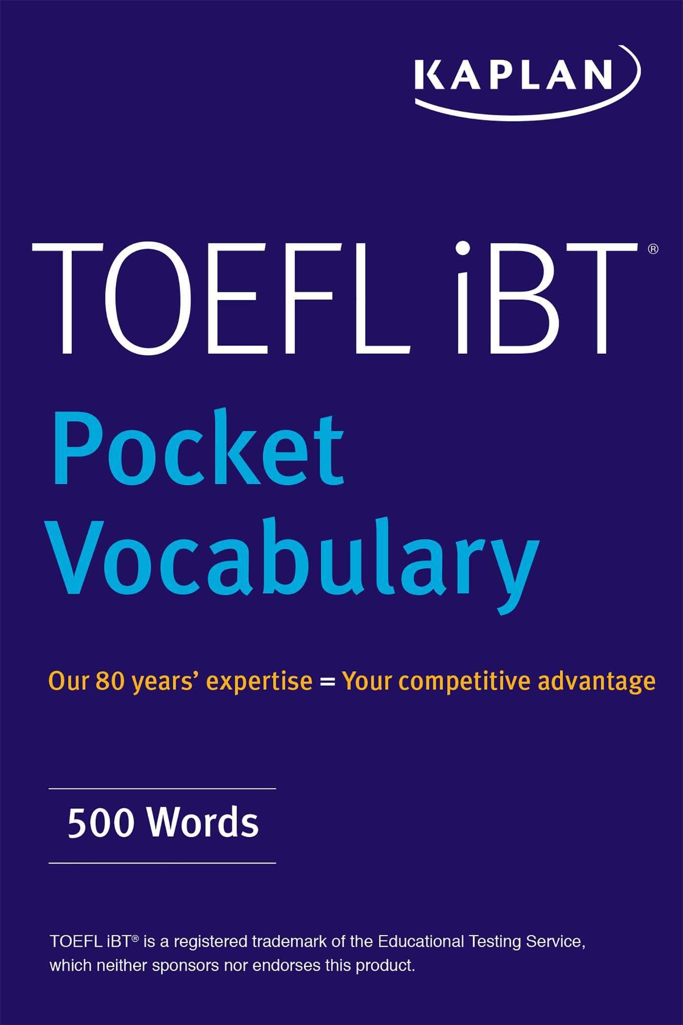 TOEFL Pocket Vocabulary Foreign Languages ​​& Dictionaries