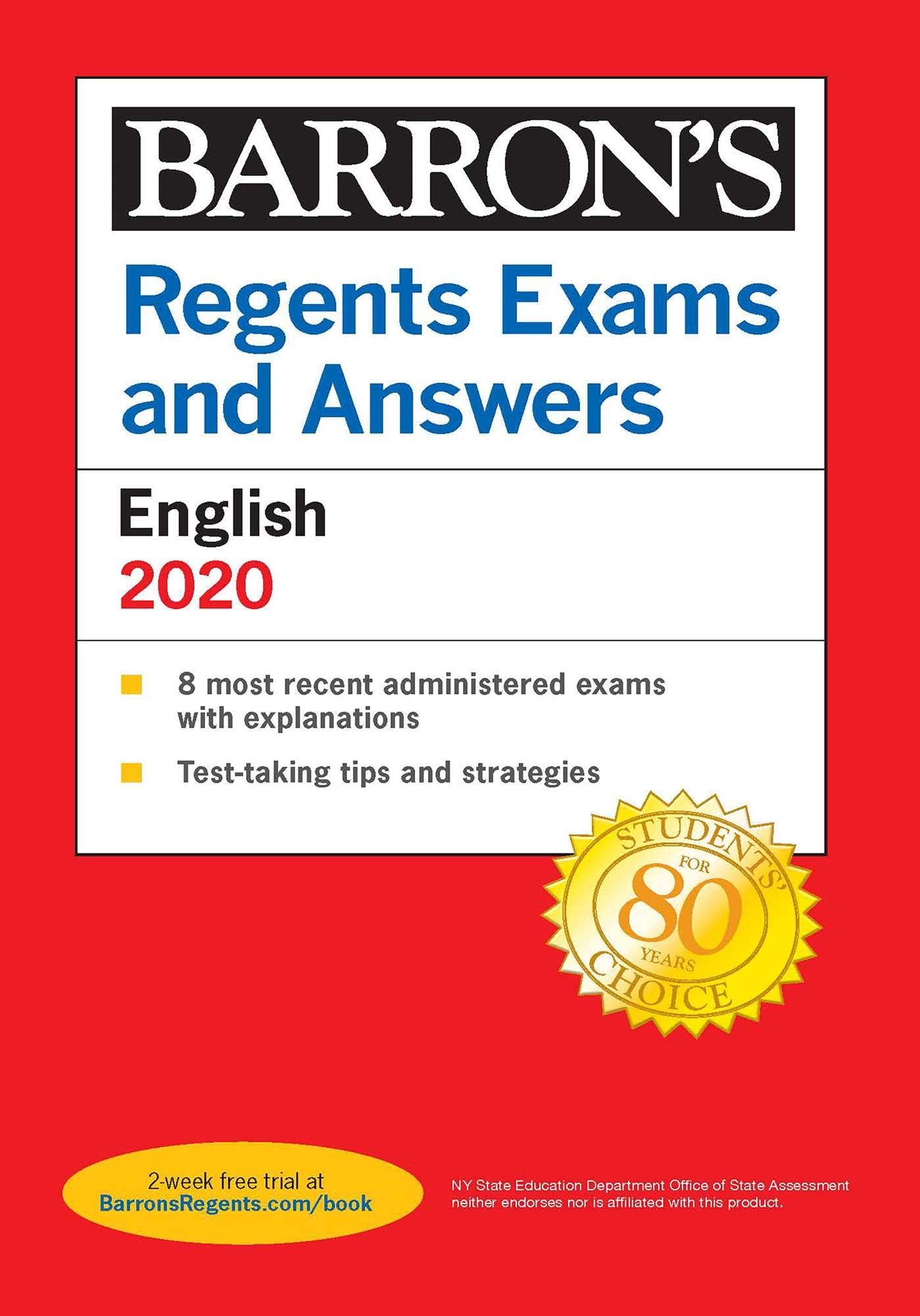 Regents Exams and Answers: English 2020 (Barron's Regents NY) Social Sciences