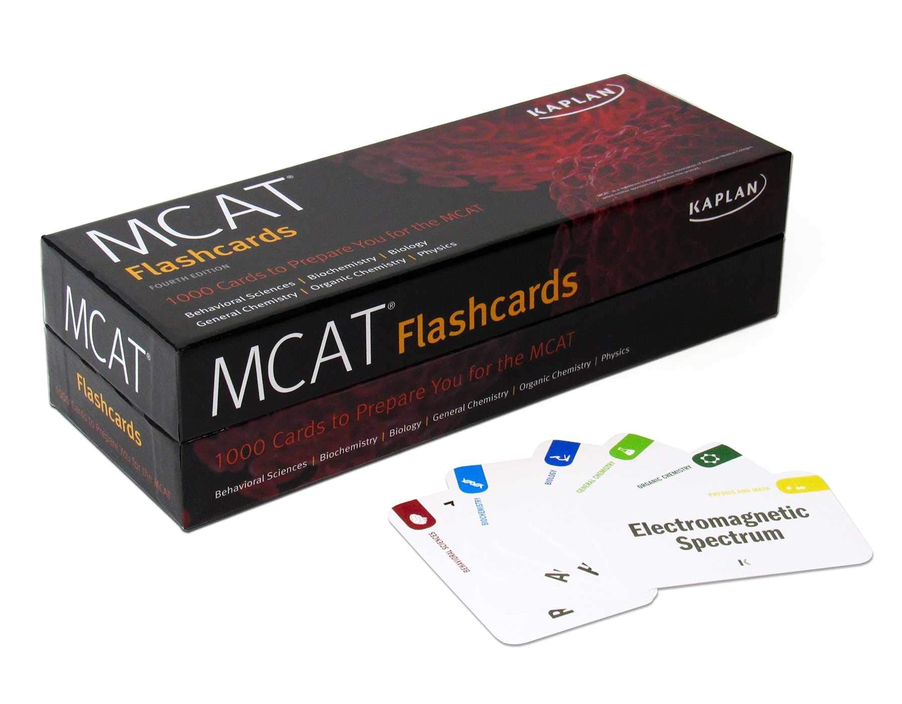 MCAT Flashcards: 1000 Cards to Prepare You for the MCAT (Kaplan Test Prep) Medicine