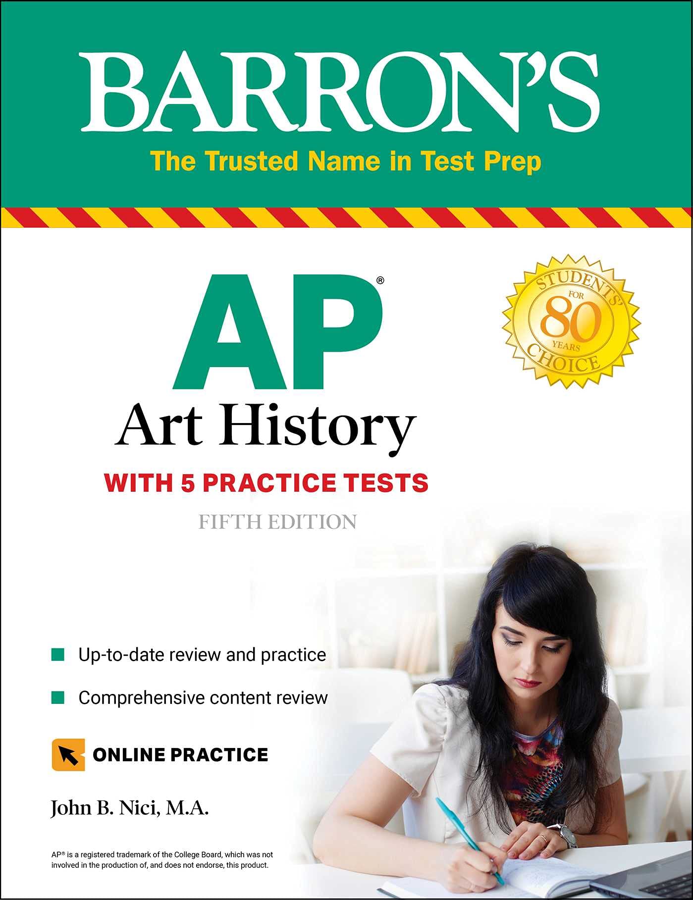 AP Art History: 5 Practice Tests + Comprehensive Review + Online Practice book