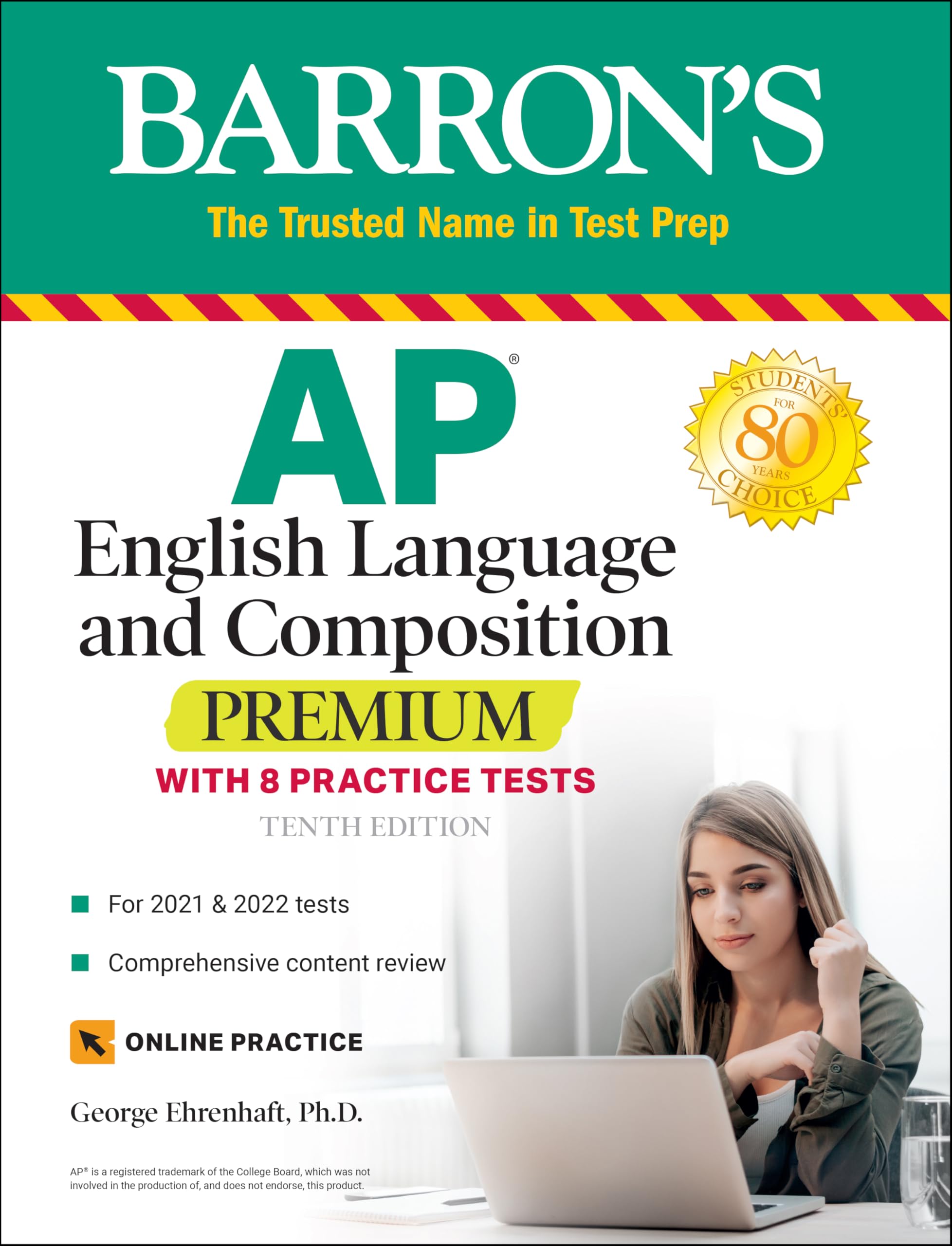 AP English Language and Composition Premium: With 8 Practice Tests (Barron's Test Prep) Business, Finance & Career
