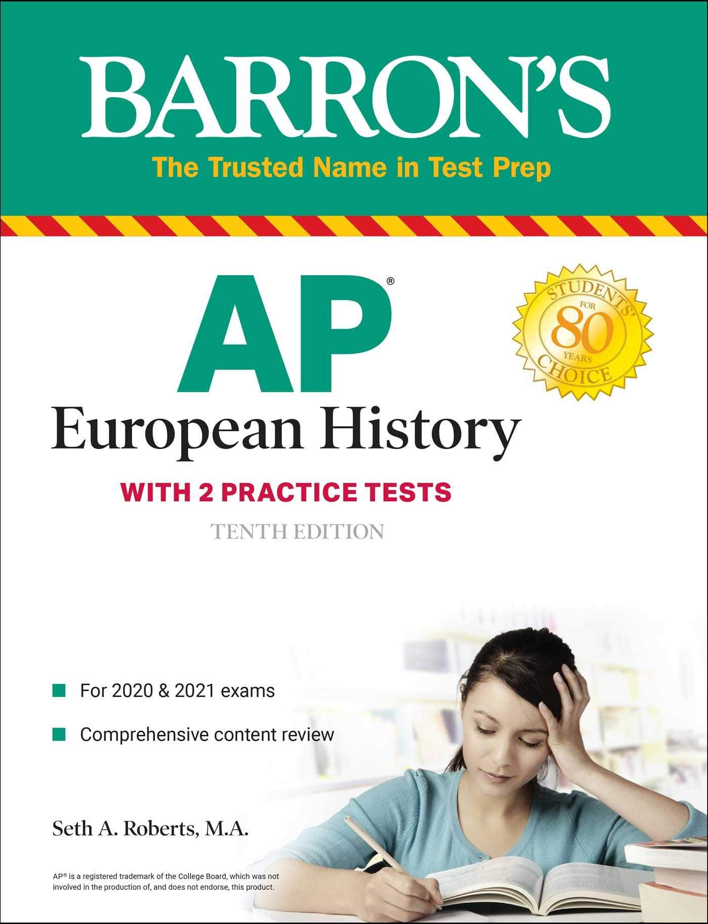 AP European History: With 2 Practice Tests (Barron's Test Prep) Social Sciences