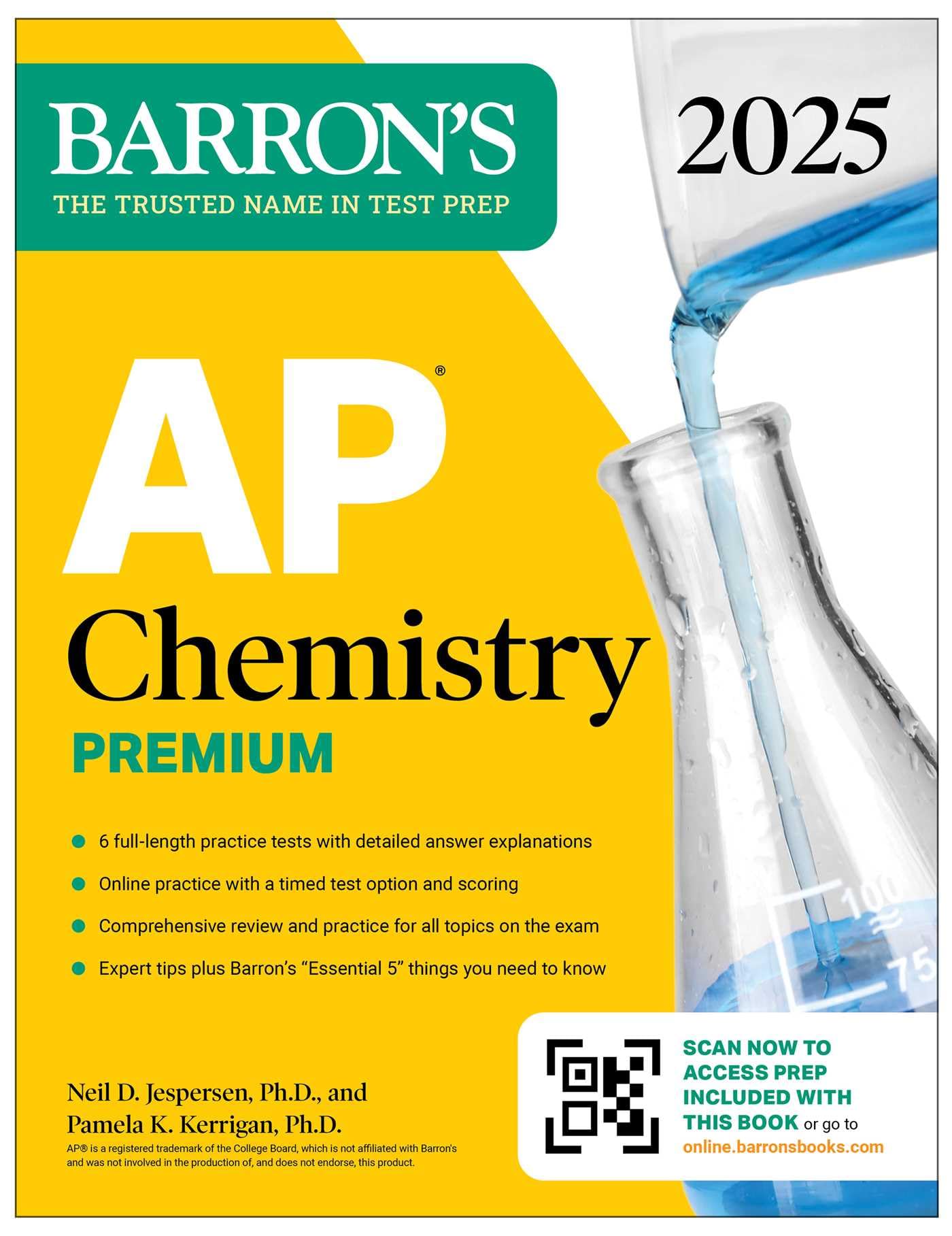 AP Chemistry Premium, 2025: Prep Book with 6 Practice Tests + Comprehensive Review + Online Practice (Barron's AP Prep) Learning & Reference
