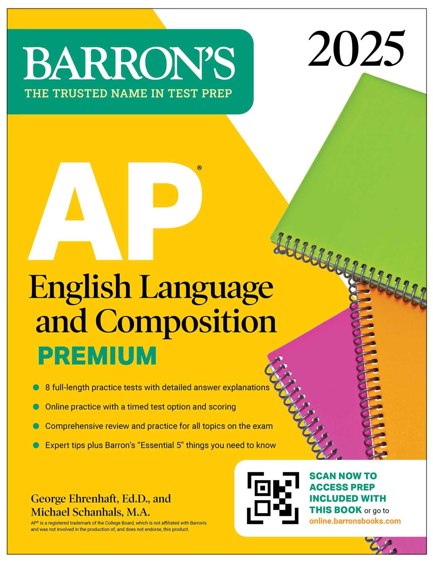 AP English Language and Composition Premium, 2025: Prep Book with 8 Practice Tests + Comprehensive Review + Online Practice (Barron's AP Prep) Media & Communication