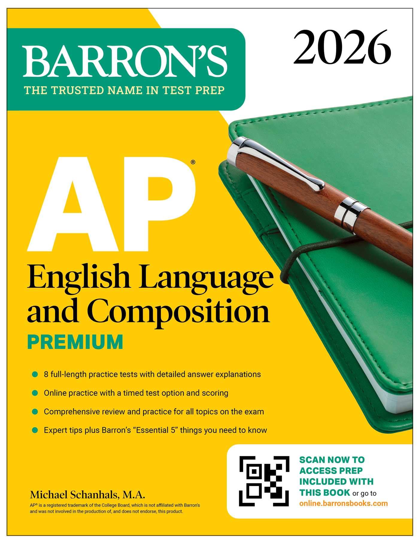 AP English Language and Composition Premium, 2026: Prep Book with 8 Practice Tests + Online Practice (Barron's AP Prep) Media & Communication
