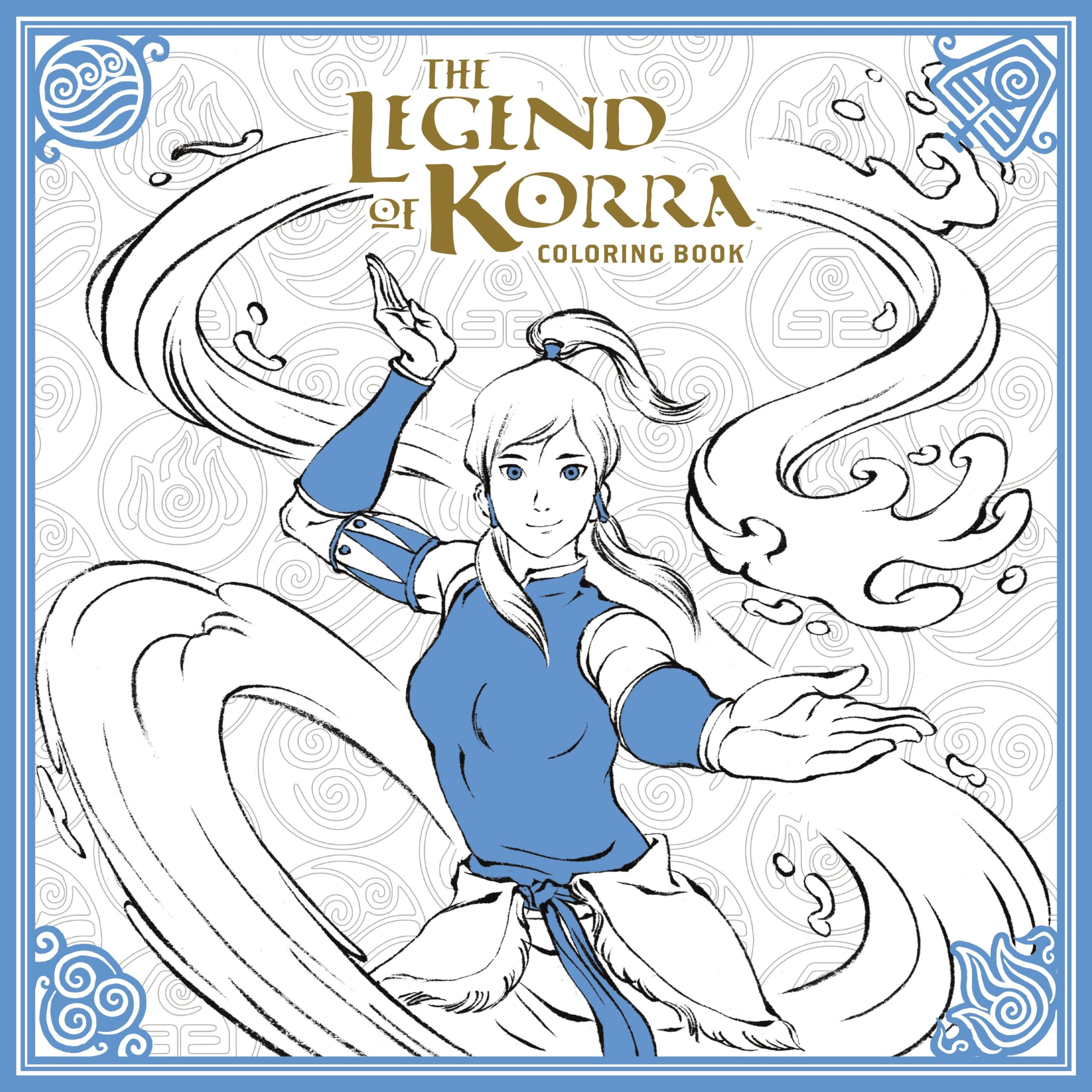The Legend of Korra Coloring Book Manga